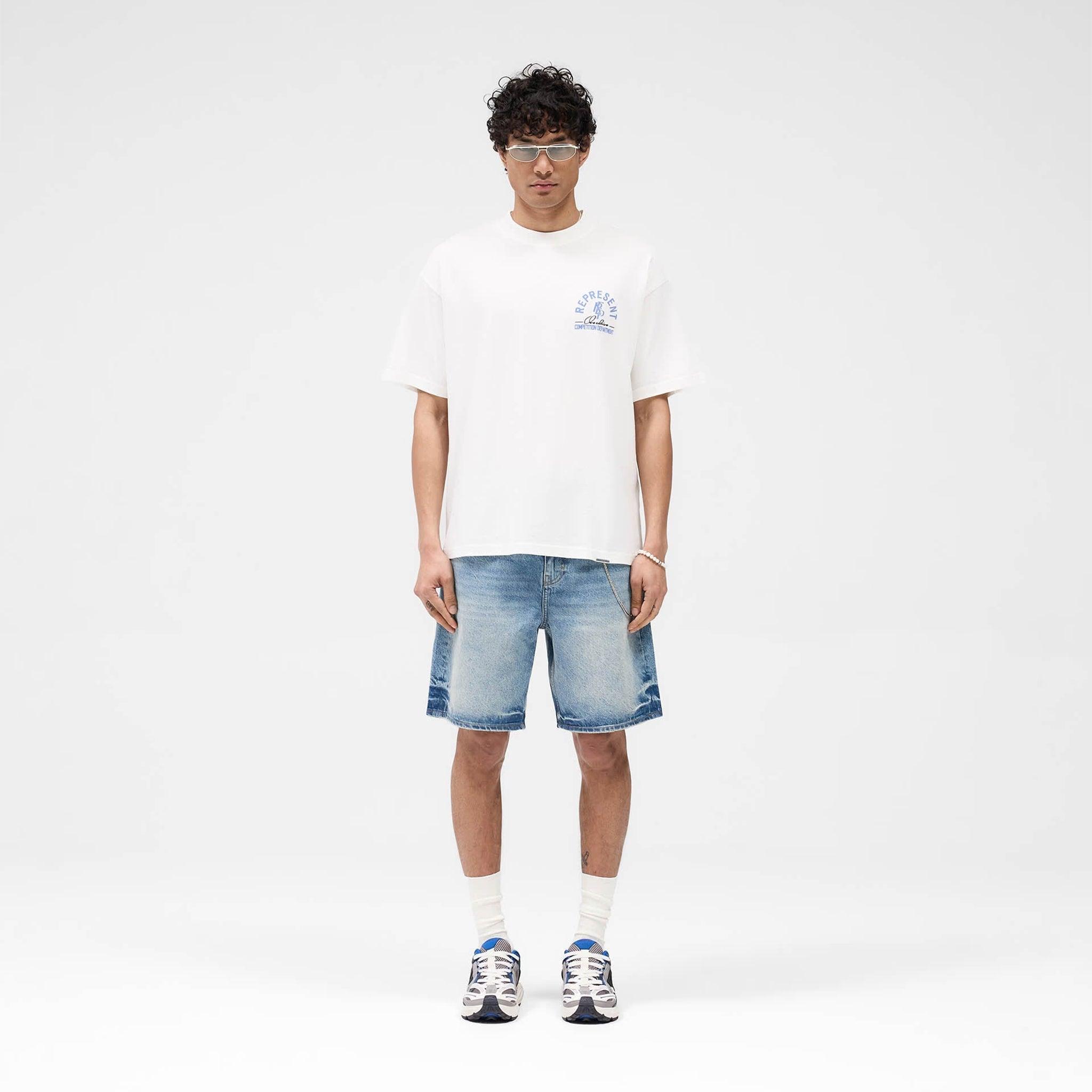 Tailored Denim Shorts