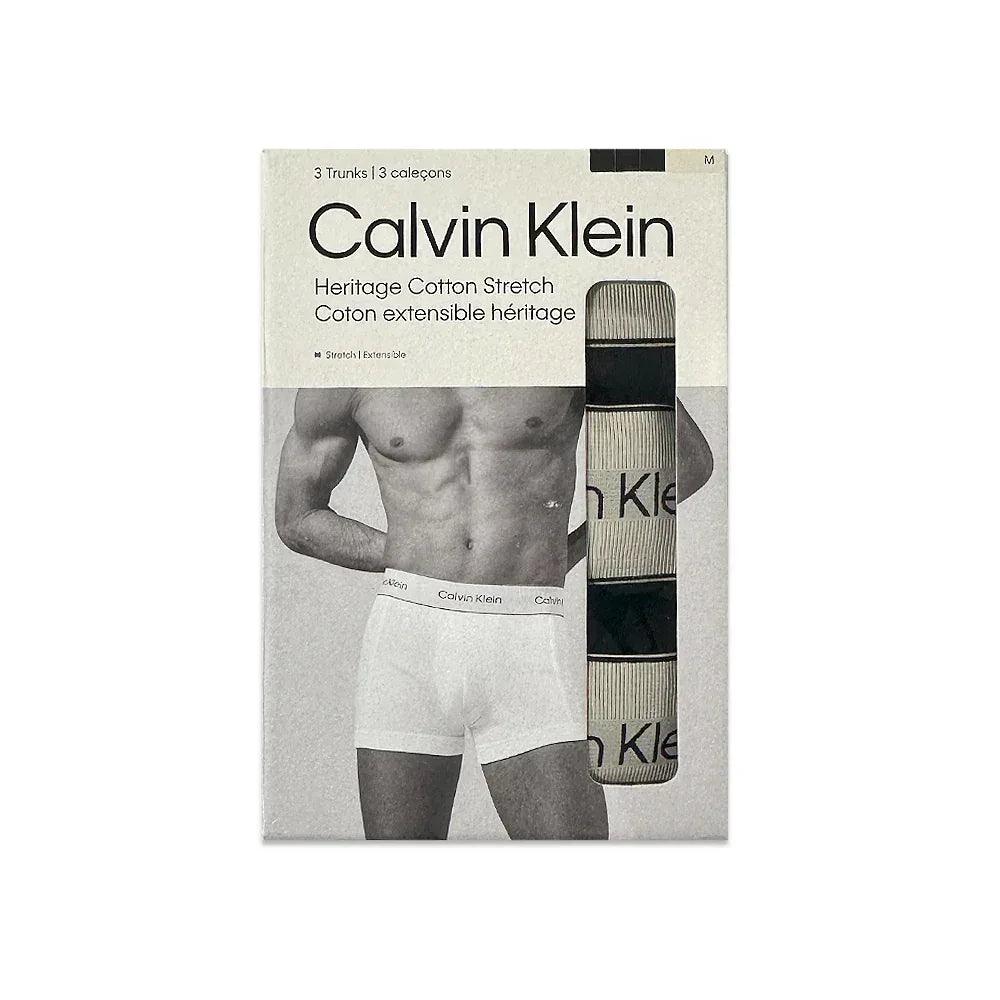 Heritage Cotton Trunk 3PK - CALVIN KLEIN - VENTURER