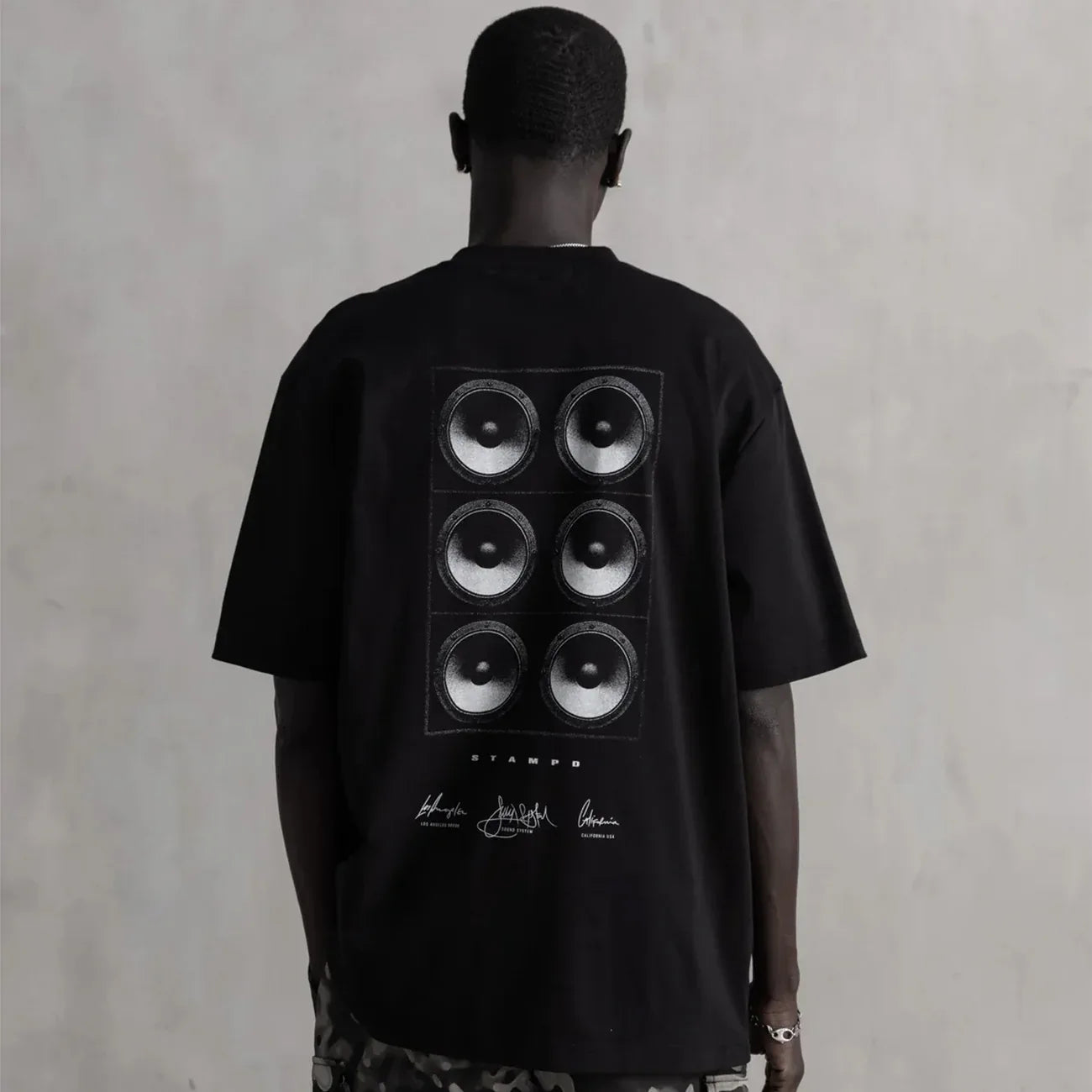 Sound System Speaker Box Relaxed Tee