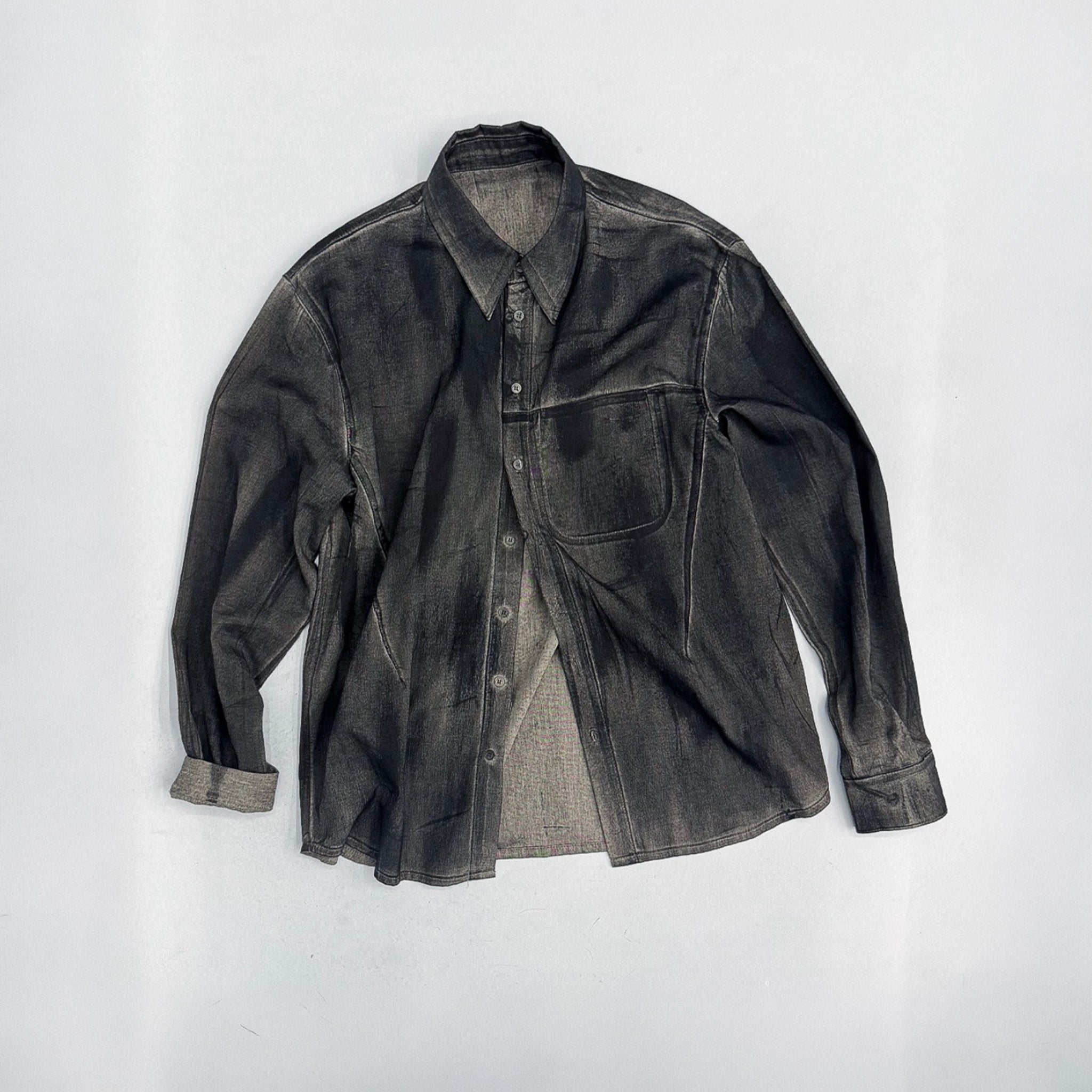Oil Wash Relaxed Shirt