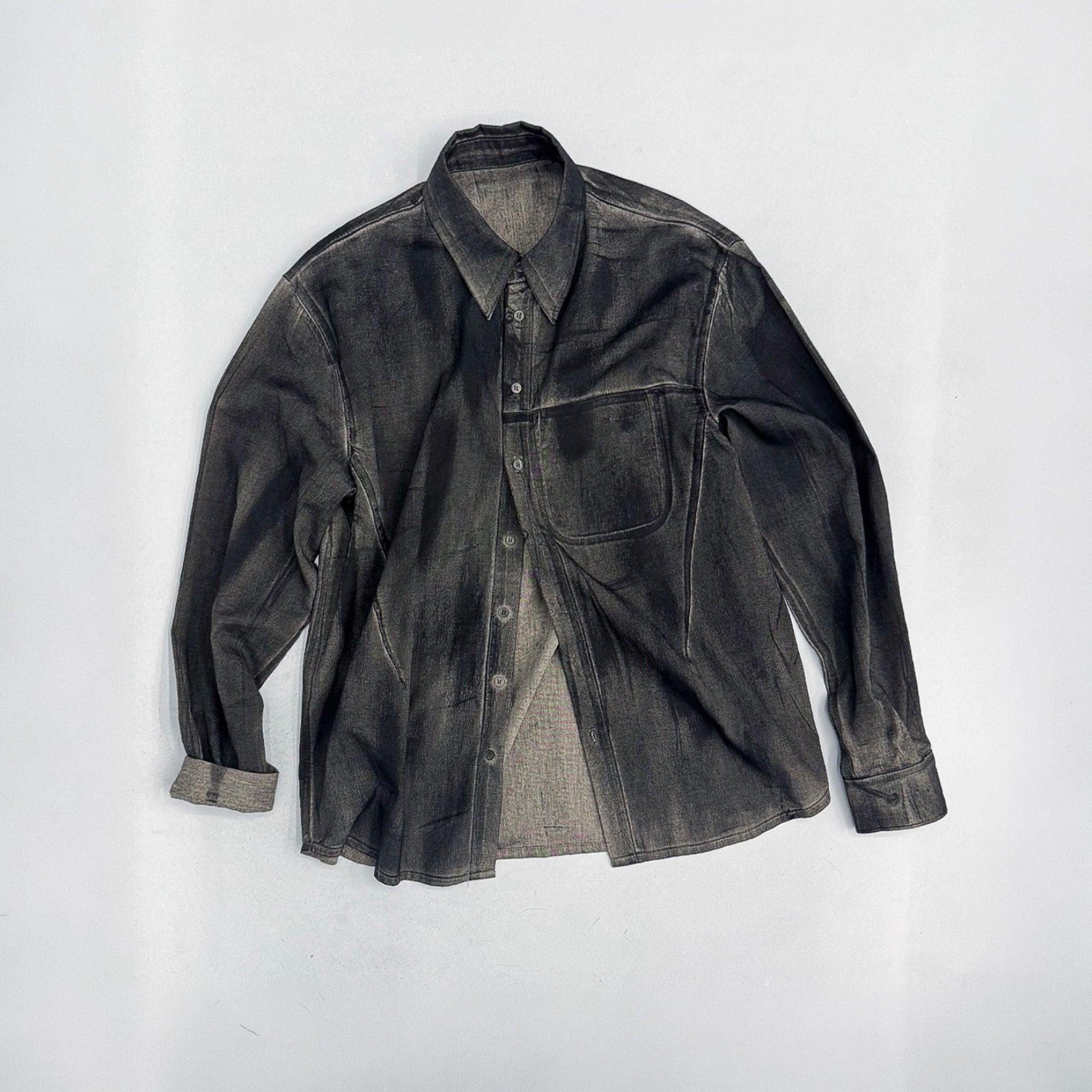 Oil Wash Relaxed Shirt