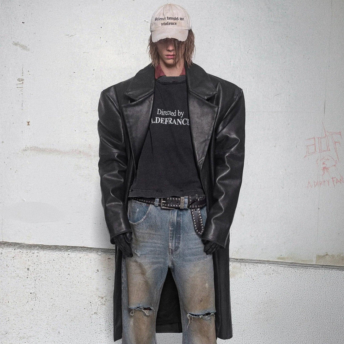 Directed By A.Defrance Vintage Cropped T-Shirt