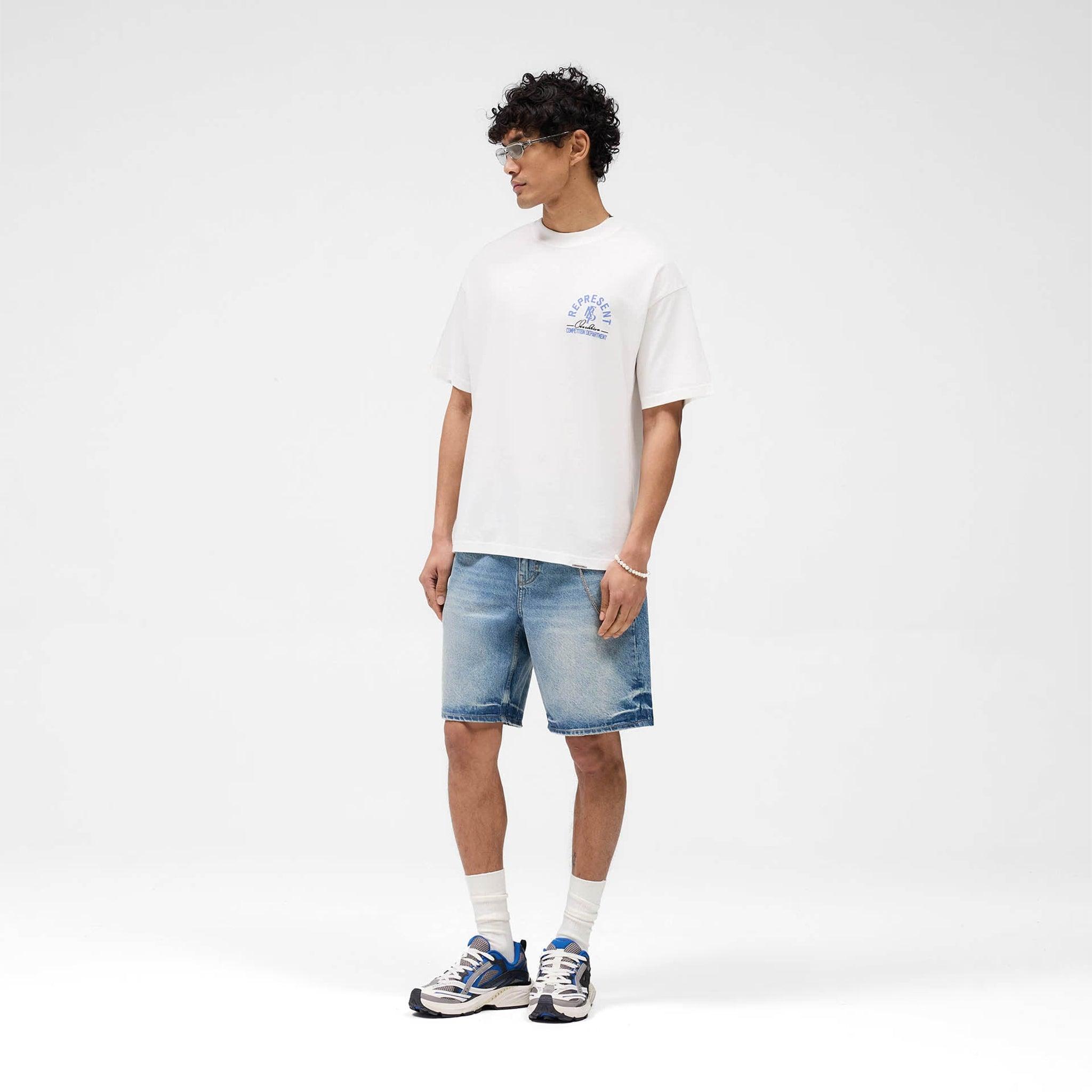 Tailored Denim Shorts