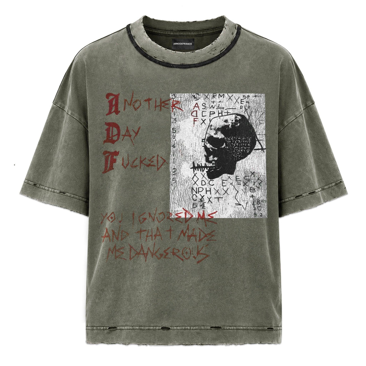 Another Day Fucked Vintage Cropped T-Shirt
