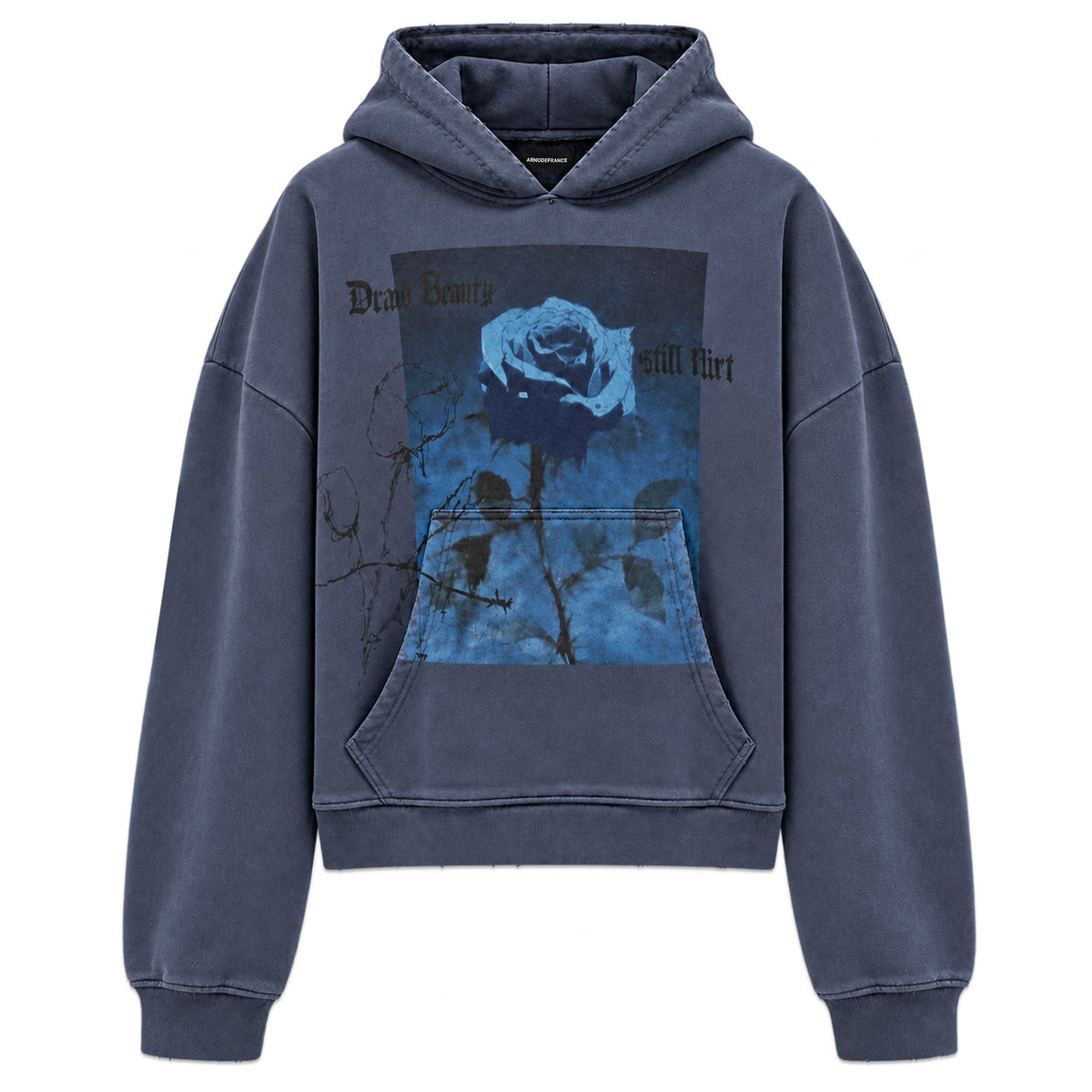 Dead Roses Still Flirt Vintage Hoodie