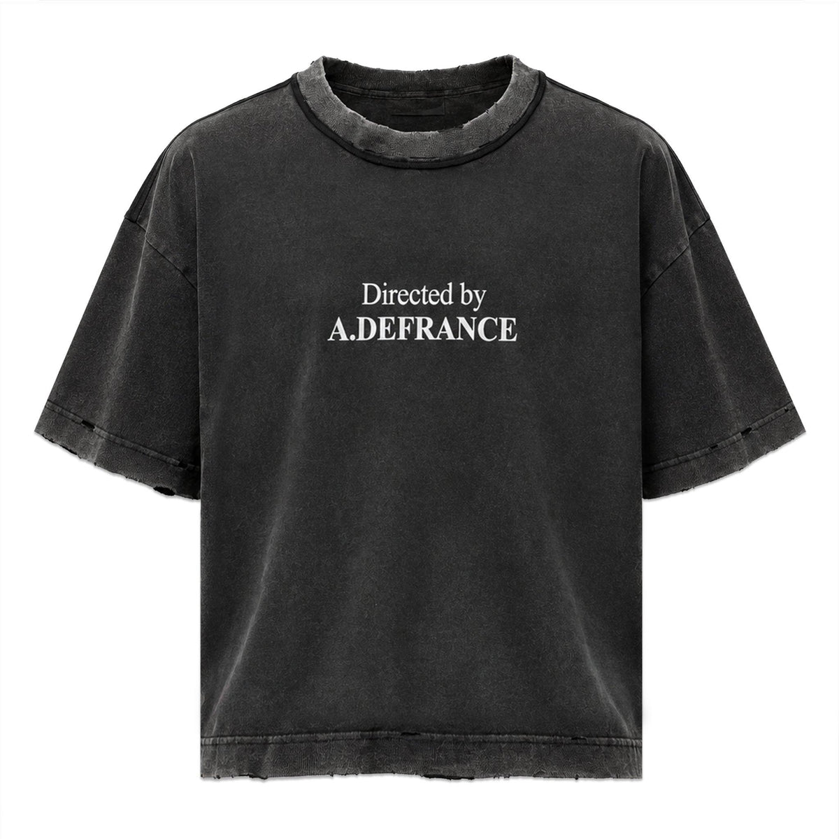 Directed By A.Defrance Vintage Cropped T-Shirt