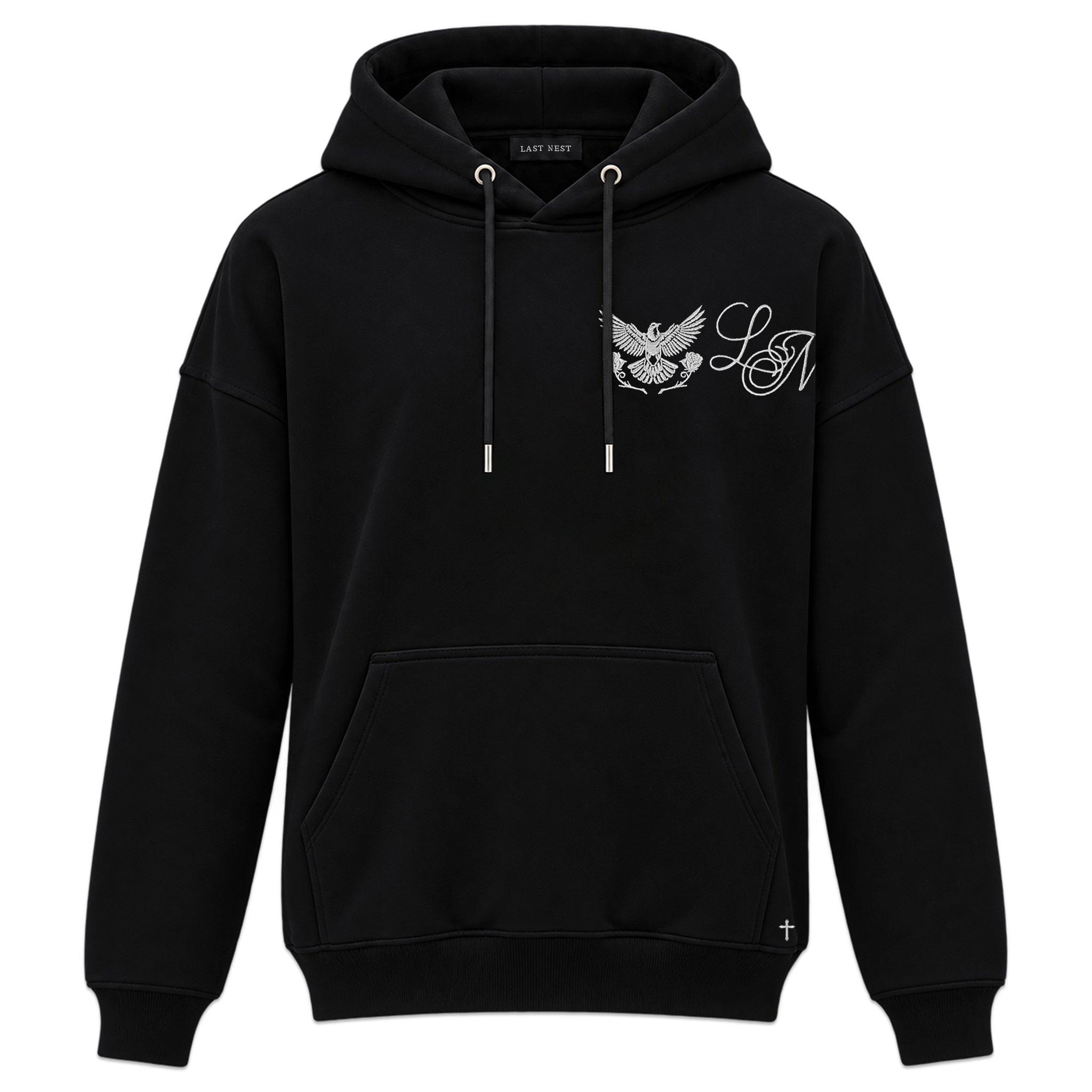 LAST NEST(ラストネスト)商品ページ - Emblem Logo Hoodie - Black