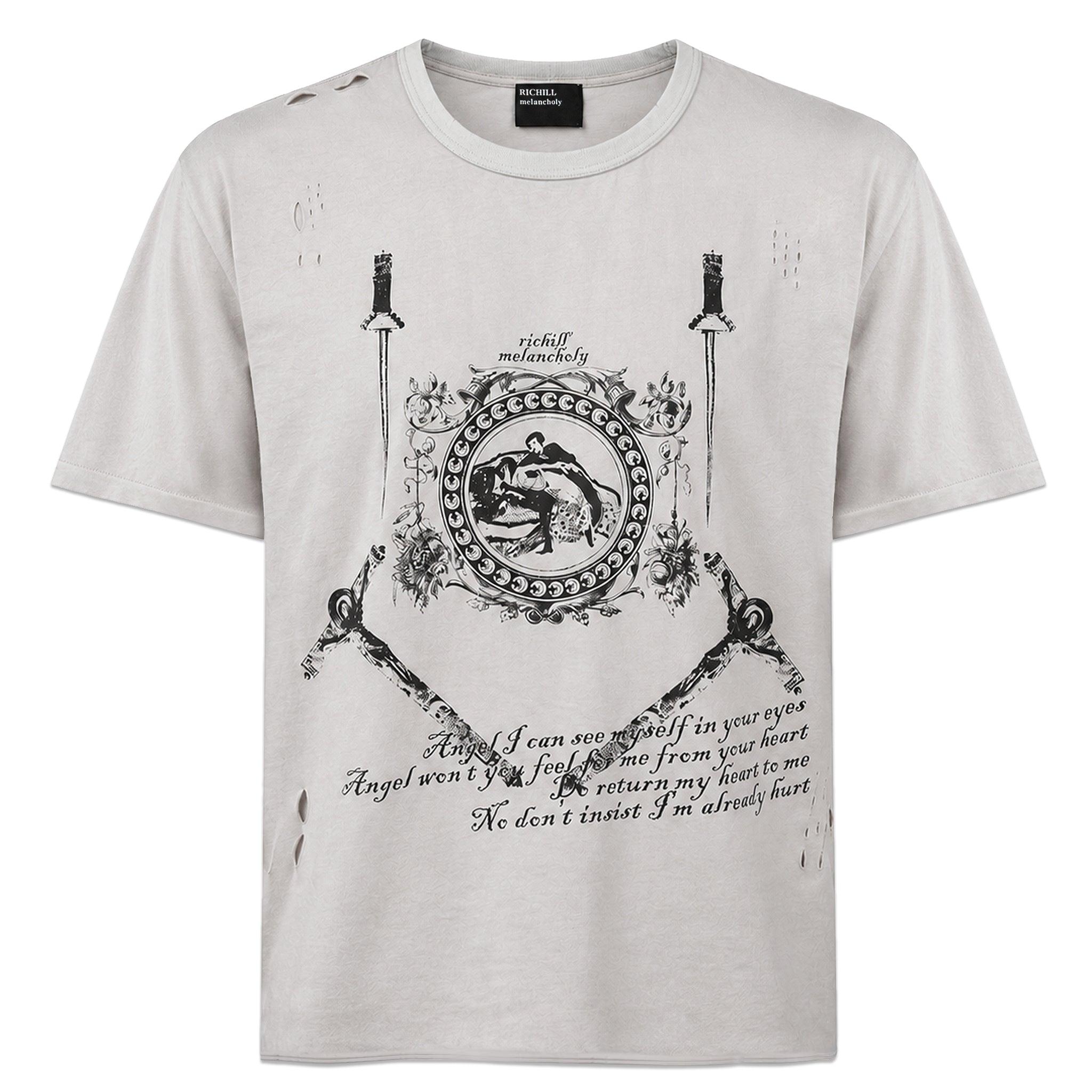Dagger Frame Distressed Tee