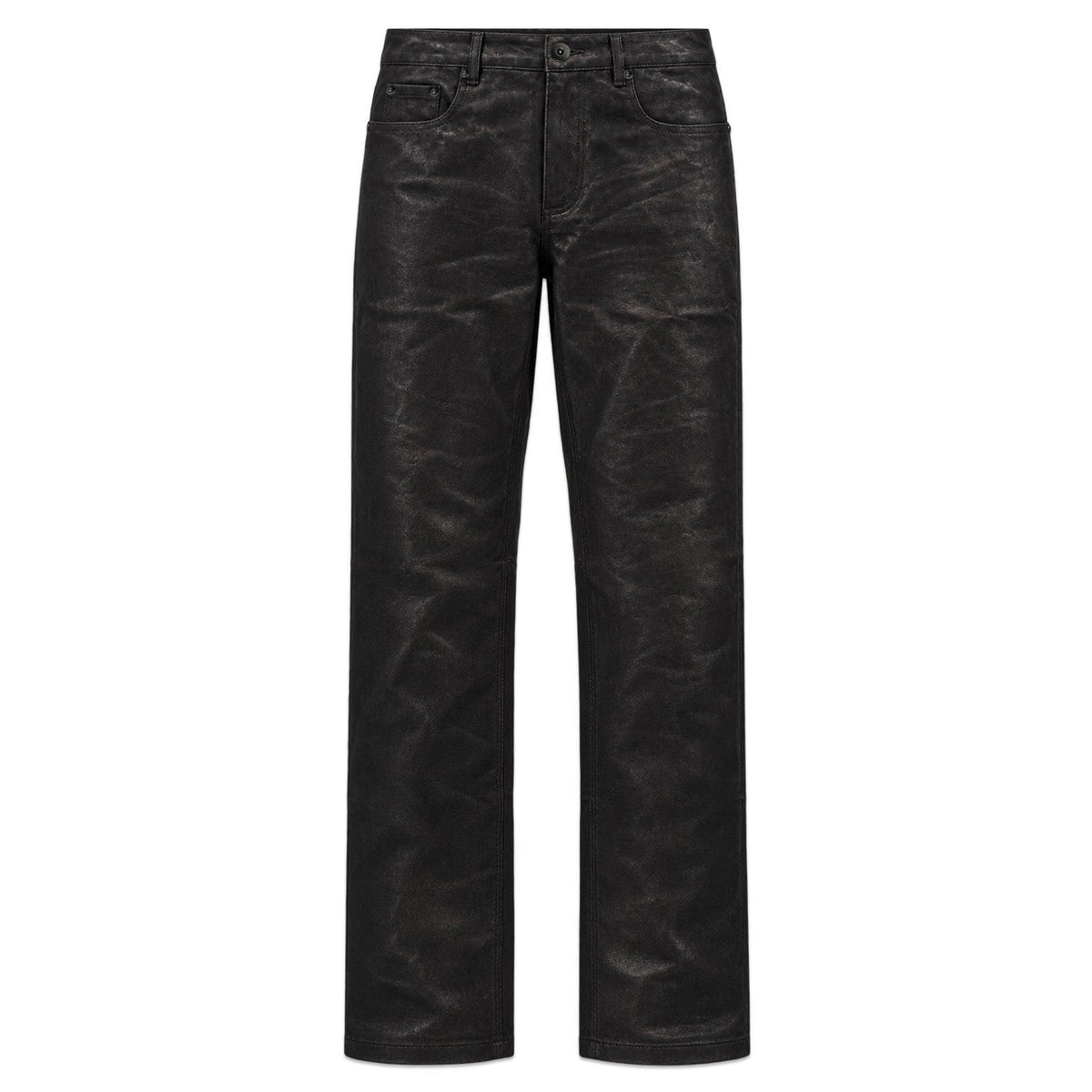 Leather Washed Pants