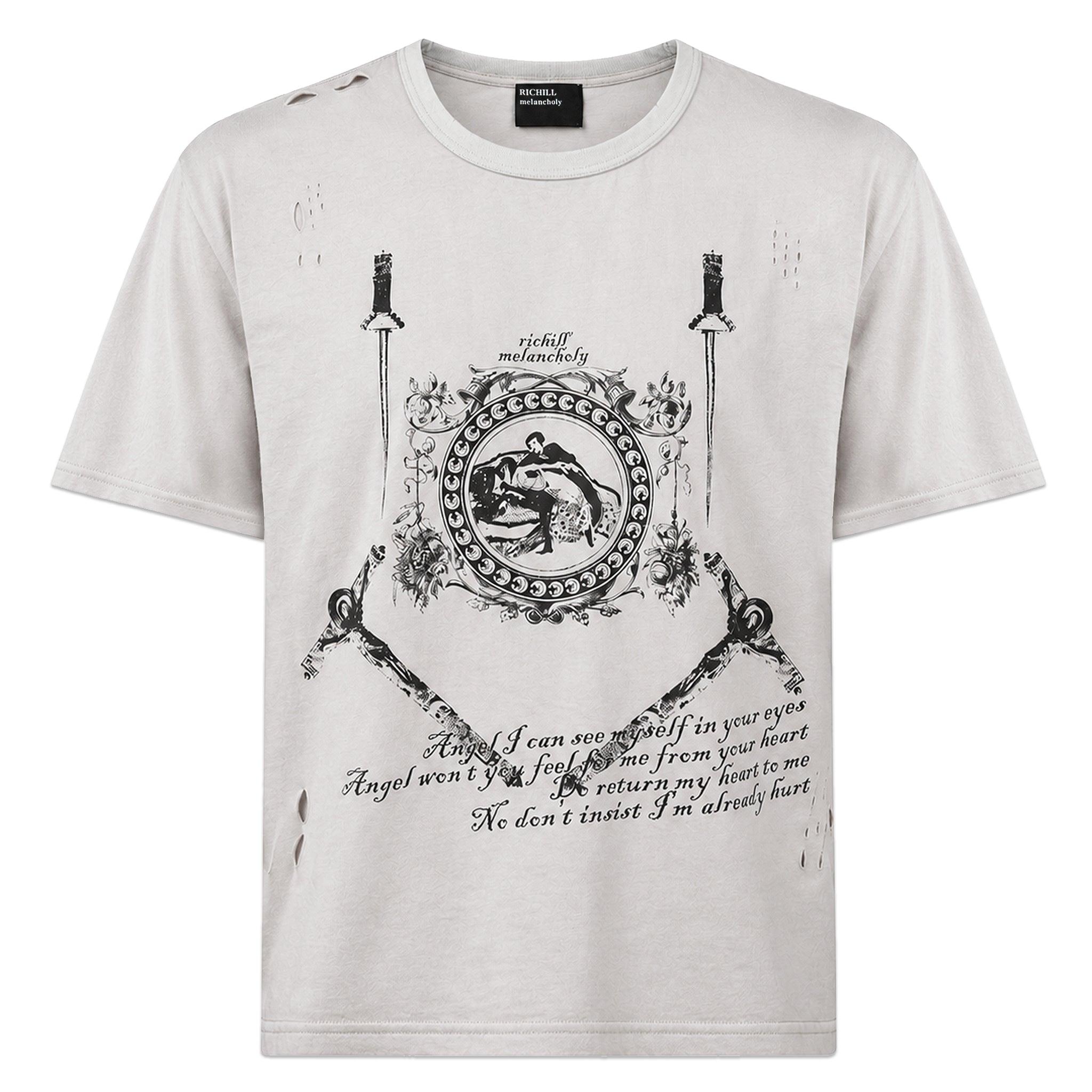 Dagger Frame Distressed Tee