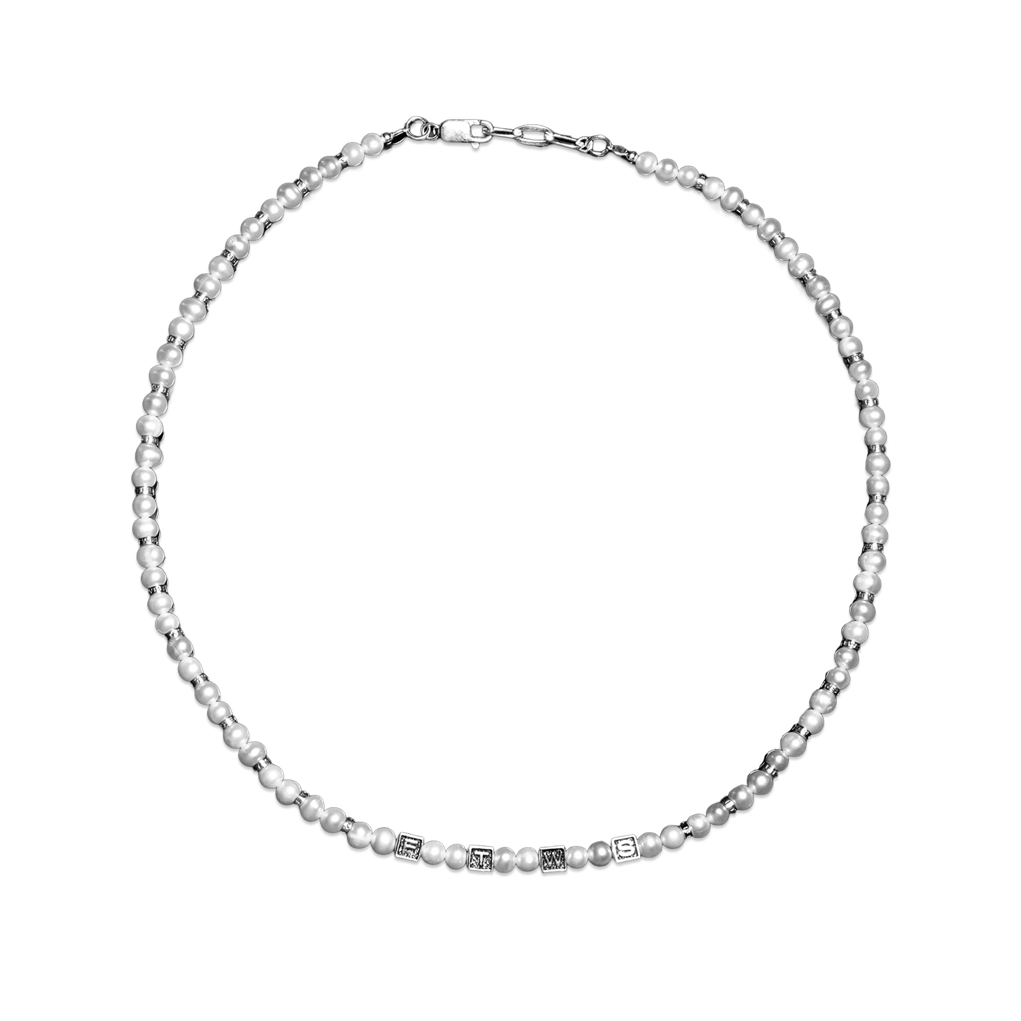 Block Pearl Necklace