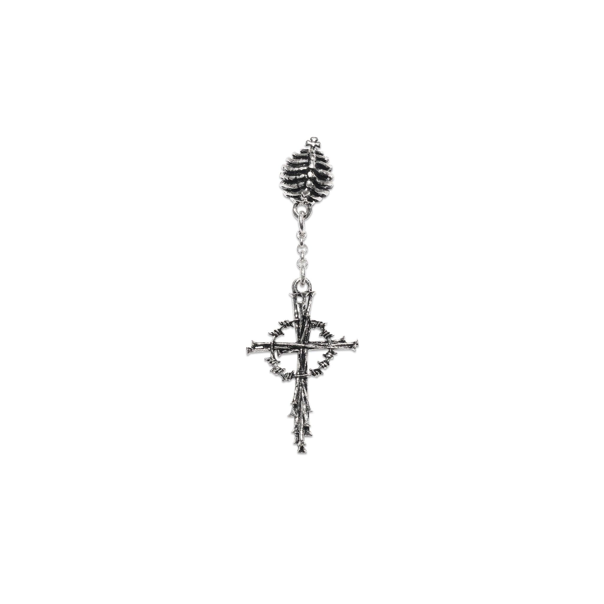 Thorn Cross Drop Earrings