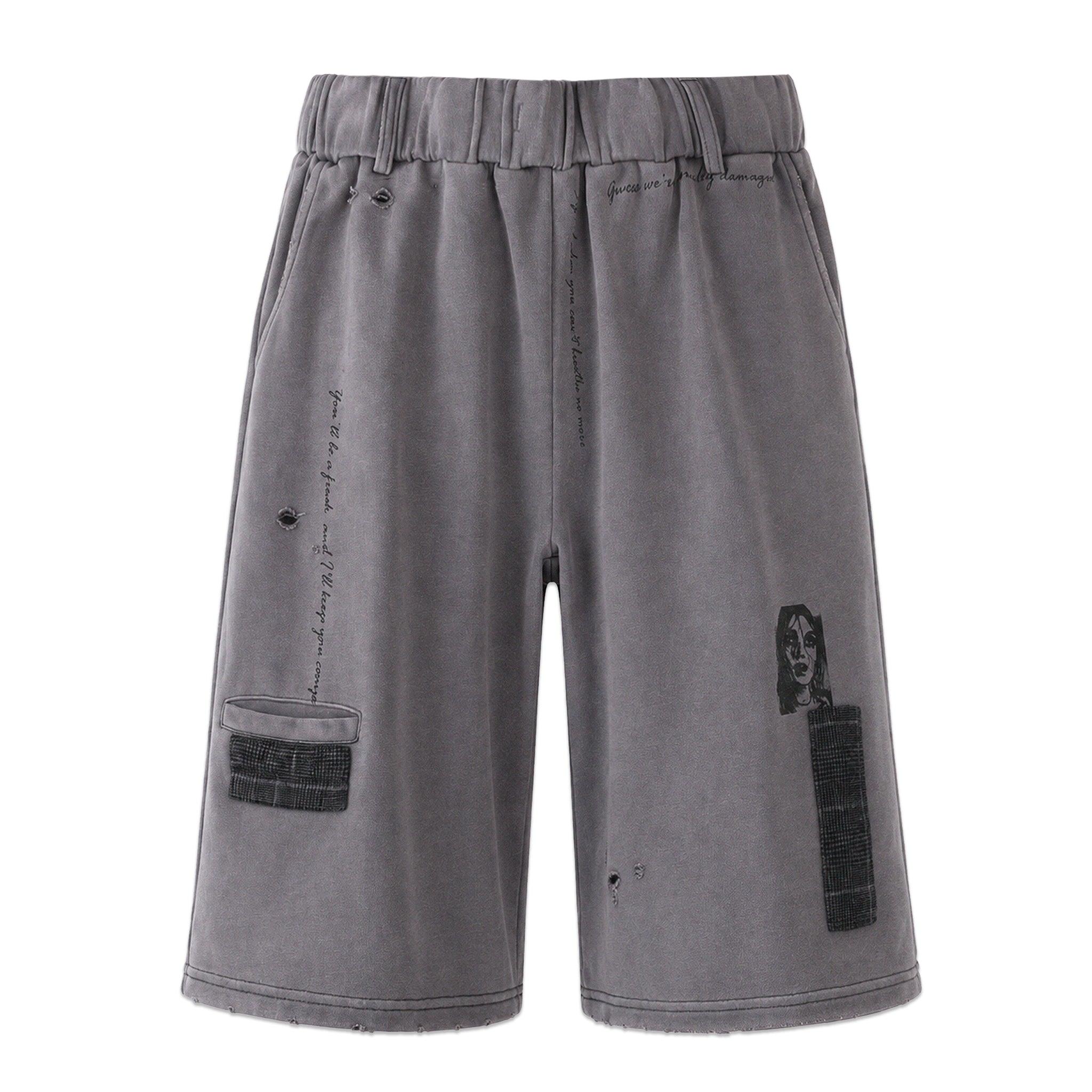 Patchwork Sweatshorts