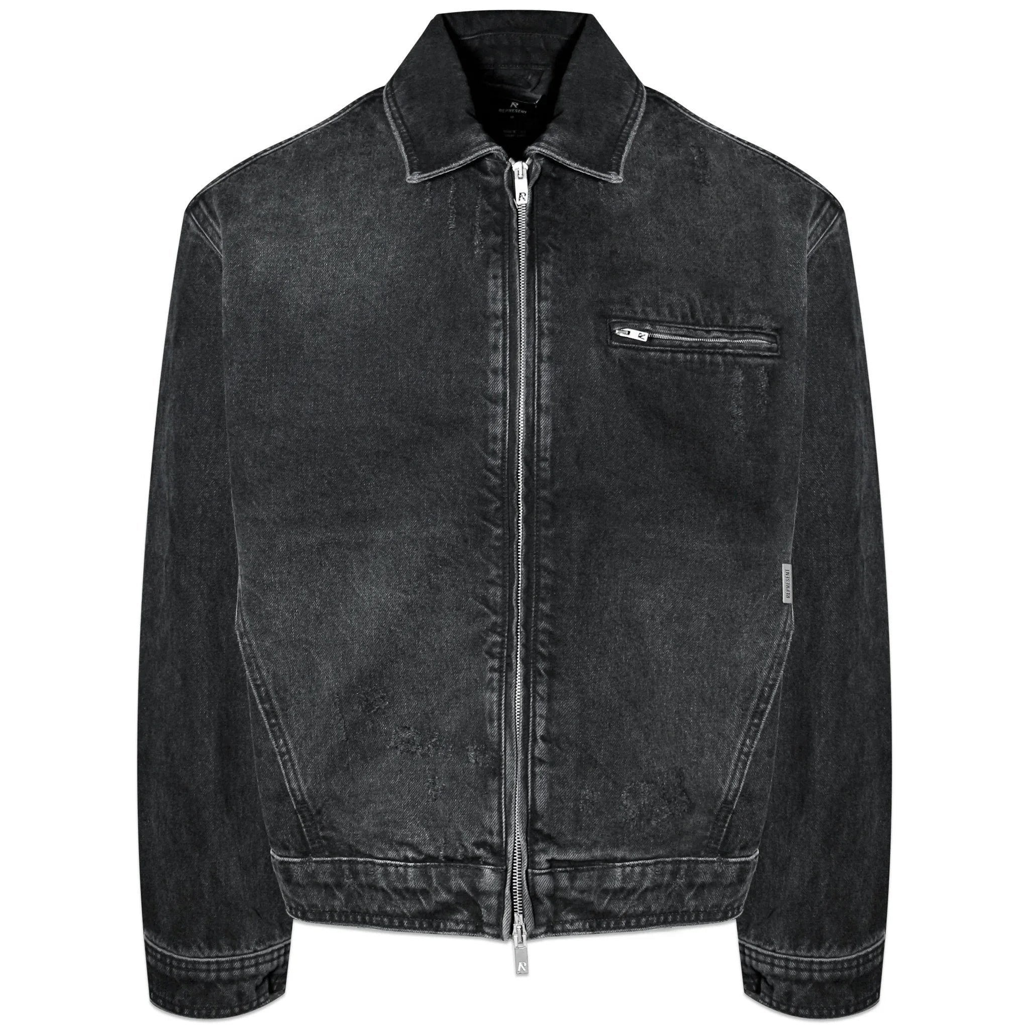 Collared Denim Jacket
