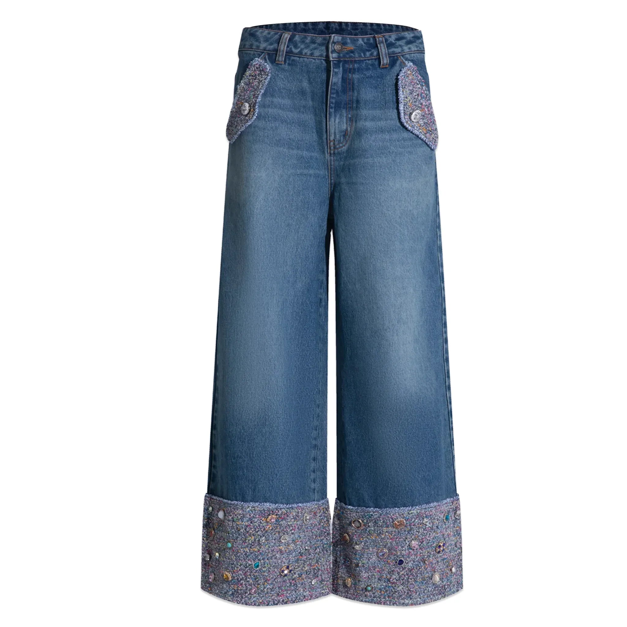 Tweed Patchwork Denim - BIRTH OF ROYAL CHILD - VENTURER