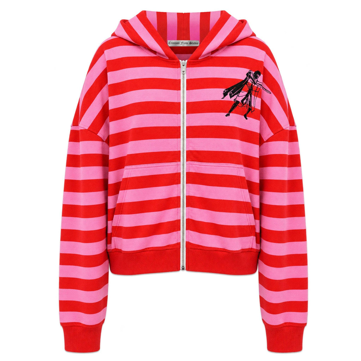 Pink Knight Zip Hoodie