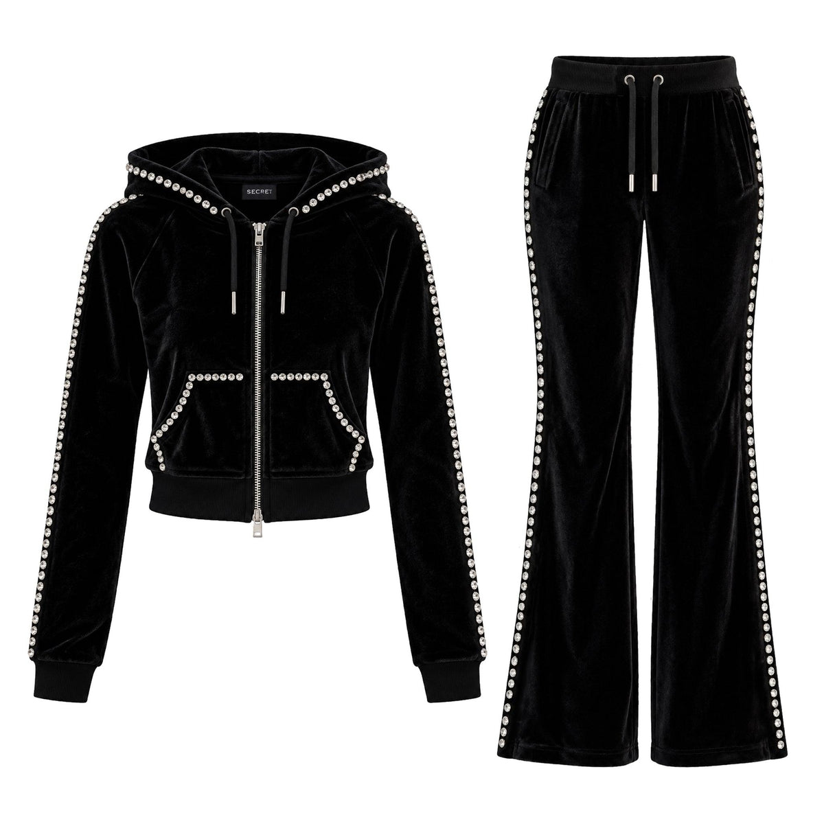 Womens Velvet Tracksuit