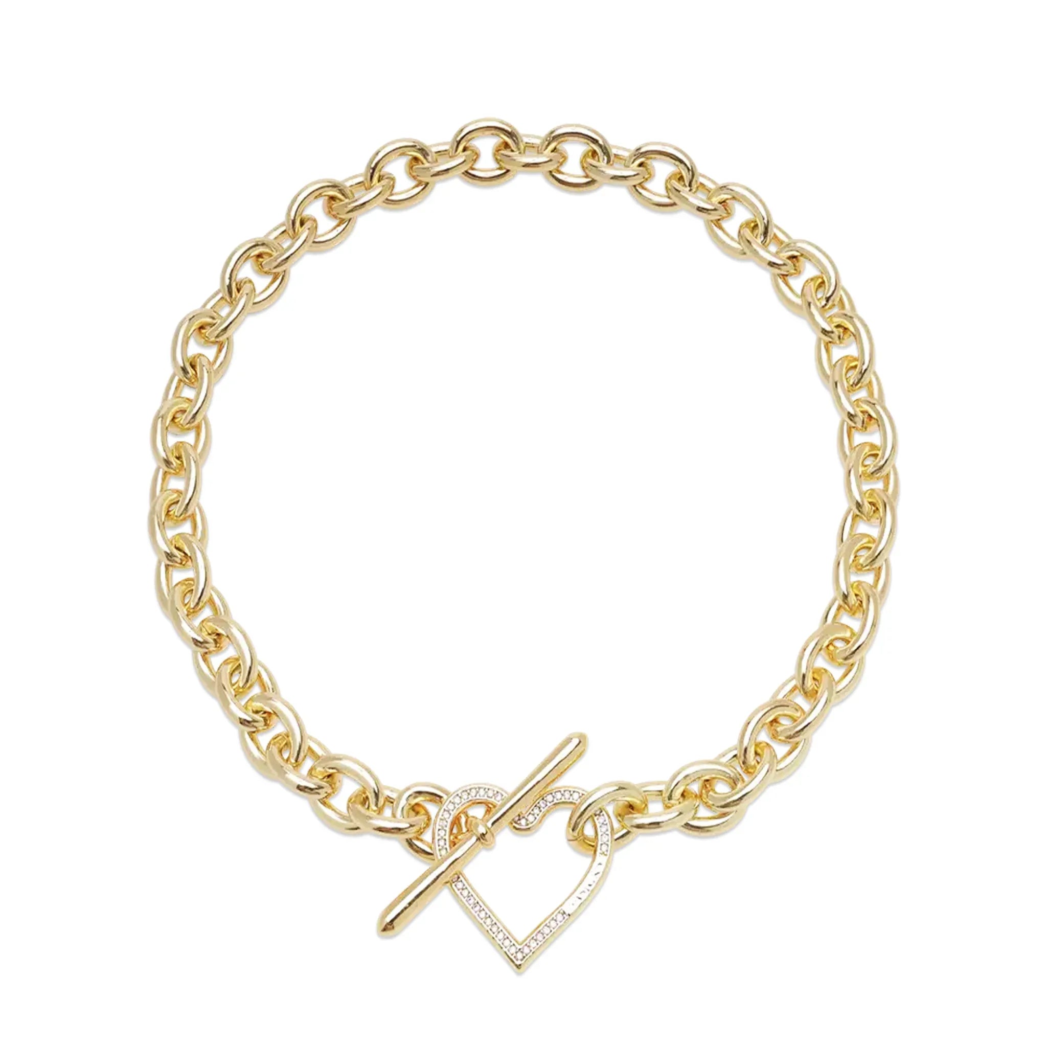 Heart Link Flow Necklace - BASICKS - VENTURER