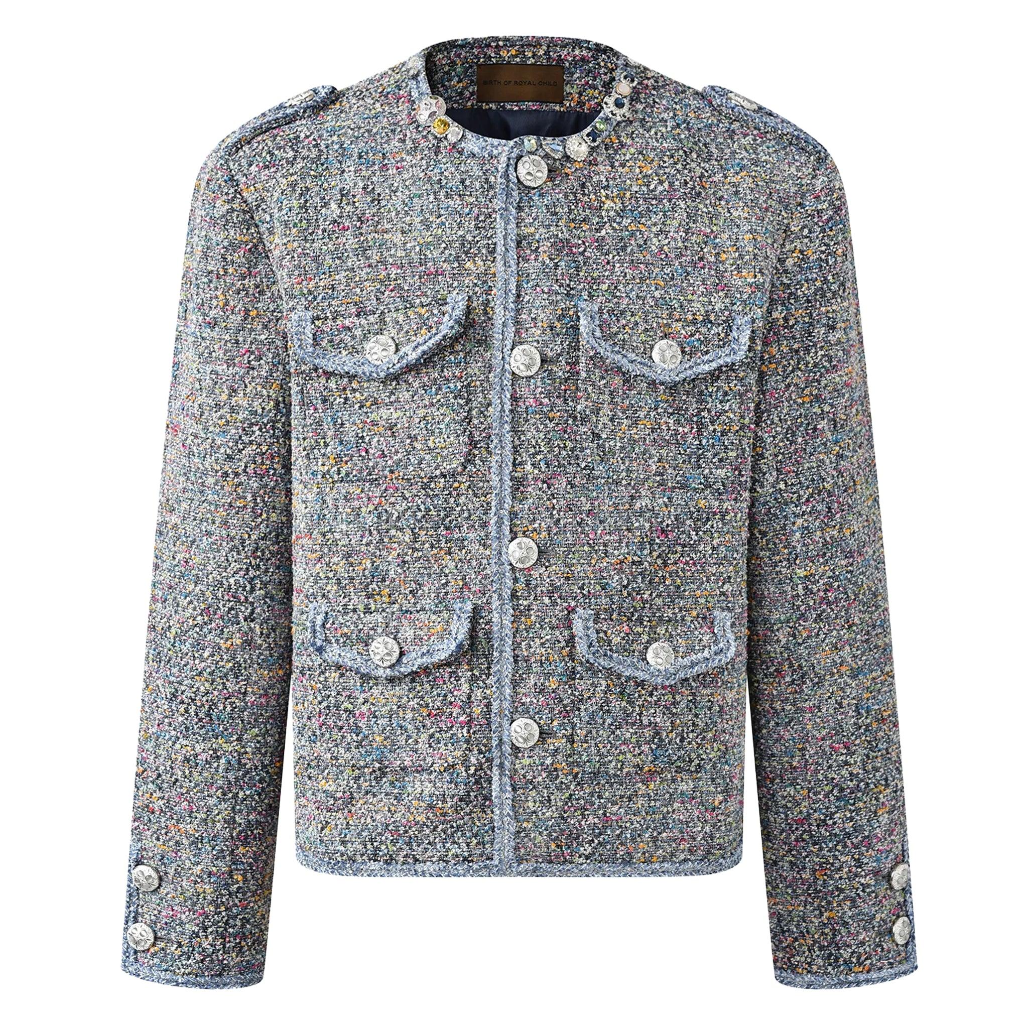 Boucle Tweed Short Jacket - BIRTH OF ROYAL CHILD - VENTURER