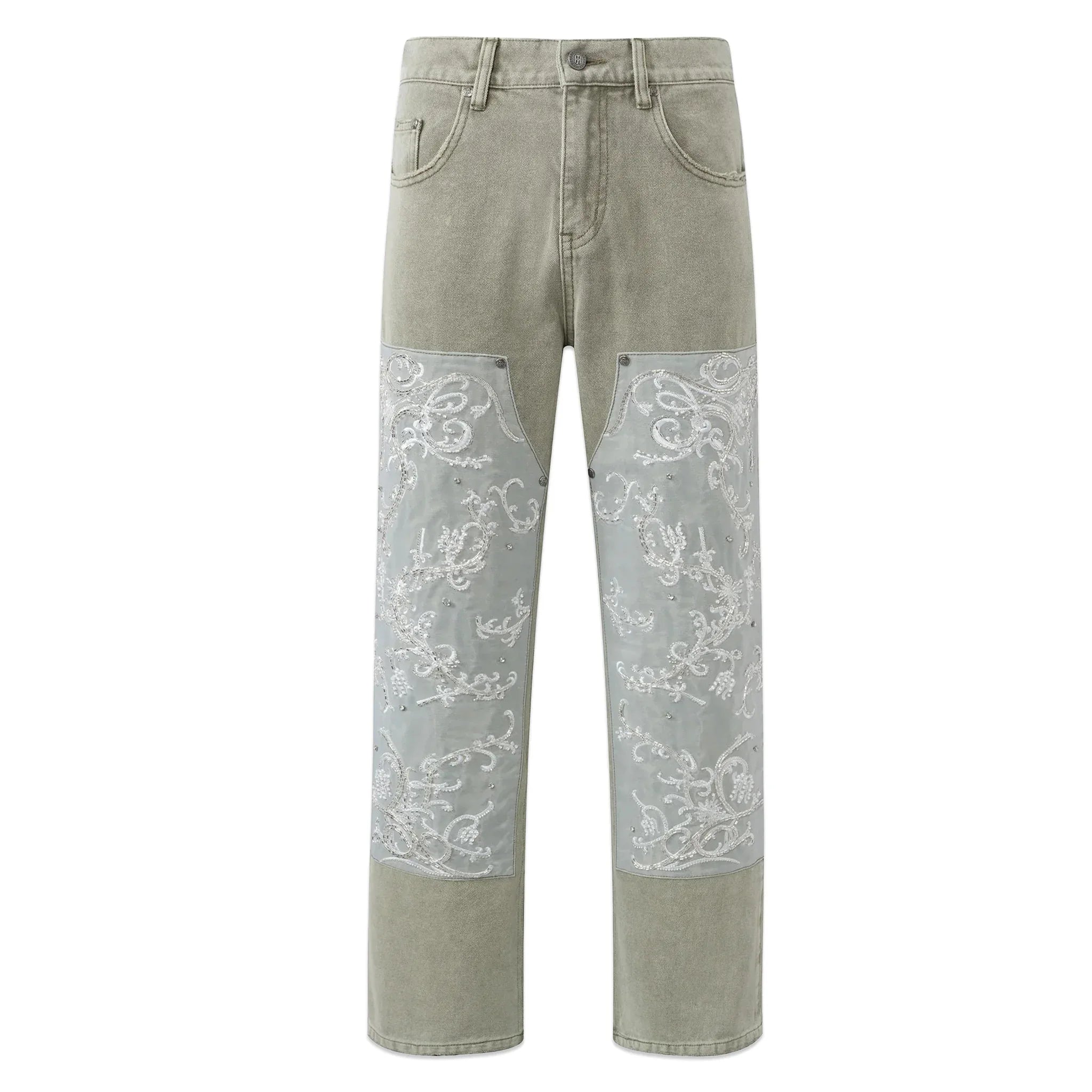 Beaded Carpenter Pants - BIRTH OF ROYAL CHILD - VENTURER