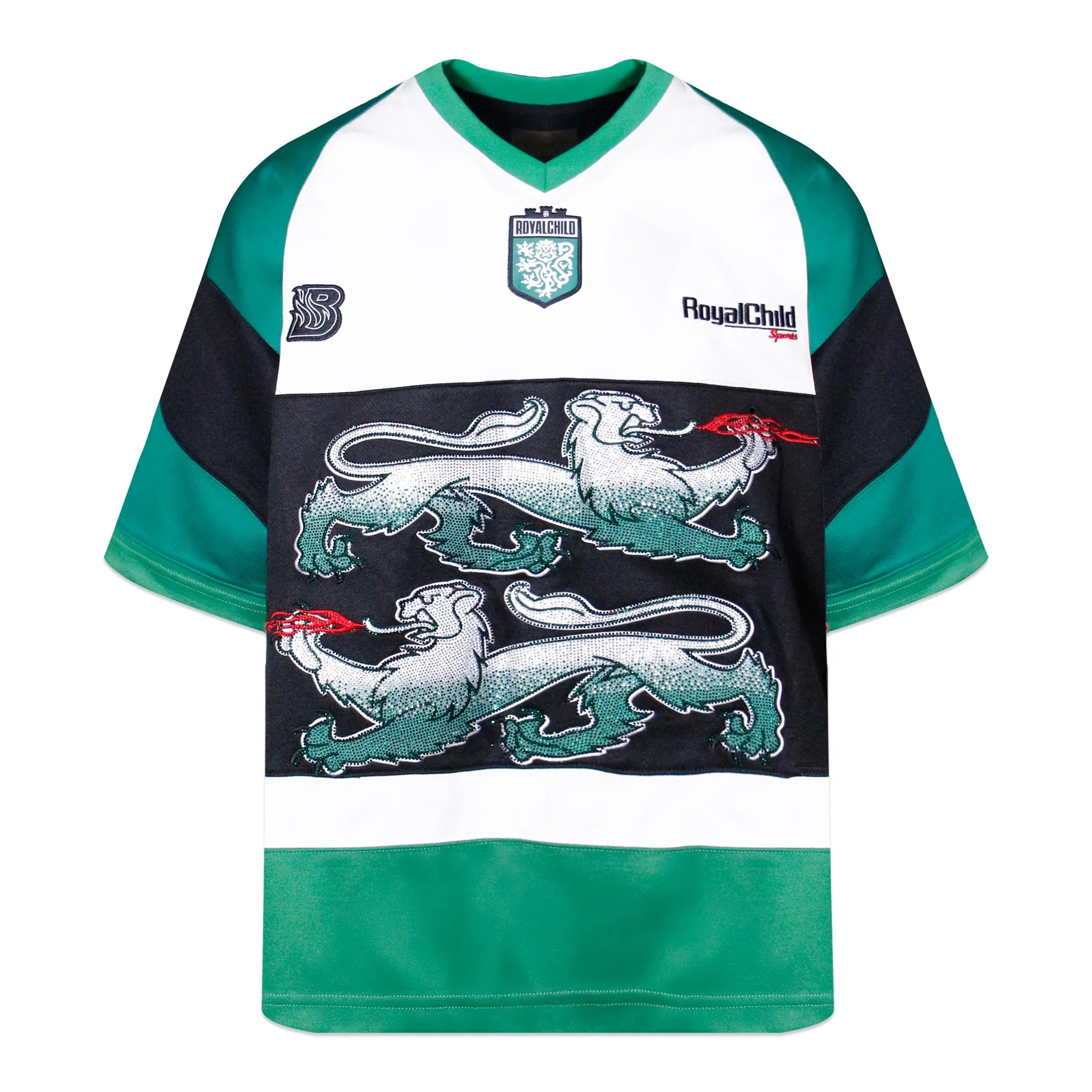 Double Lion Rhinestone Jersey