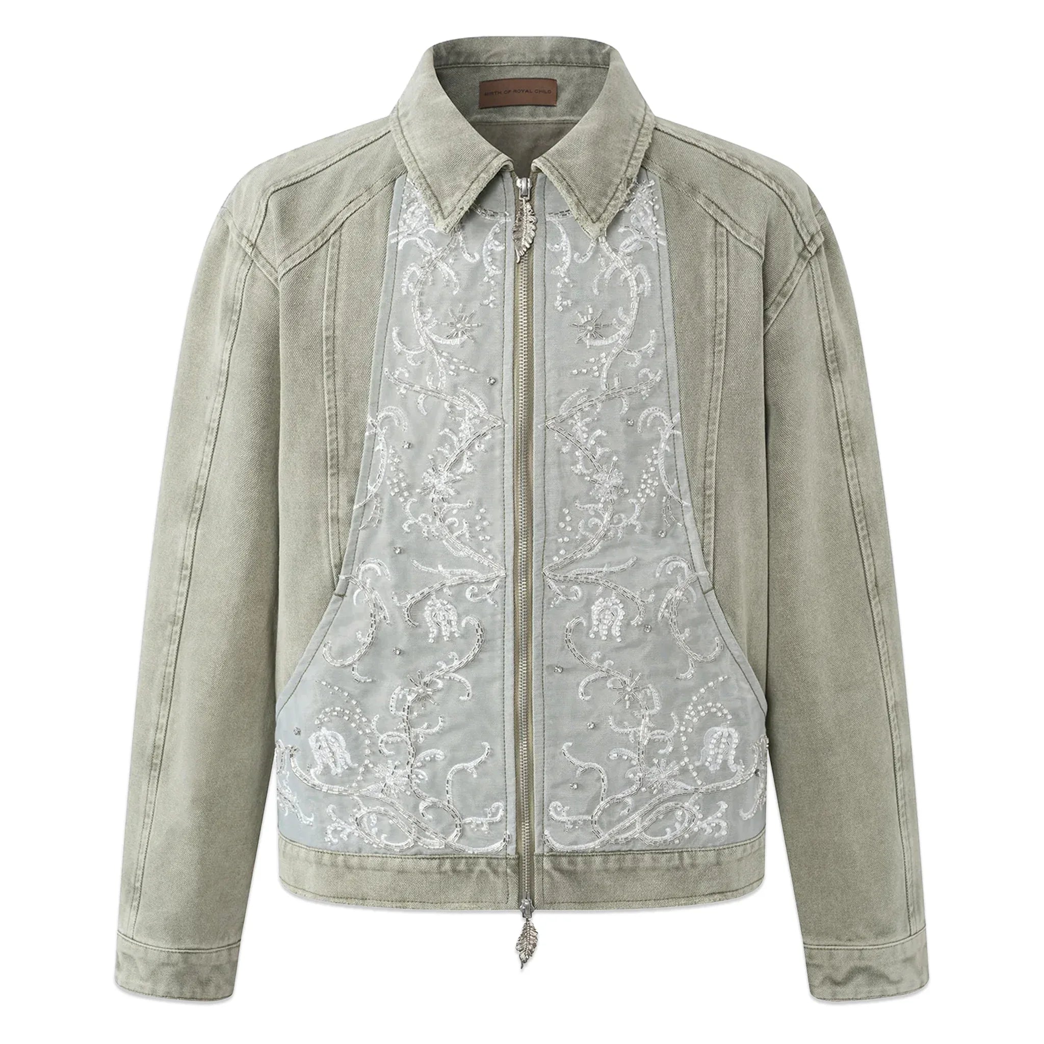 Beaded Workwear Jacket - BIRTH OF ROYAL CHILD - VENTURER