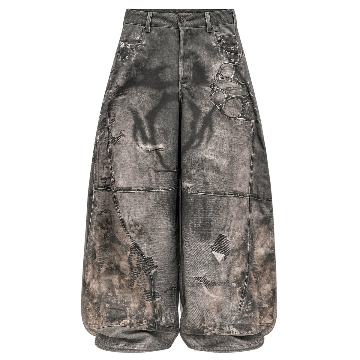 B6 Printed Denim