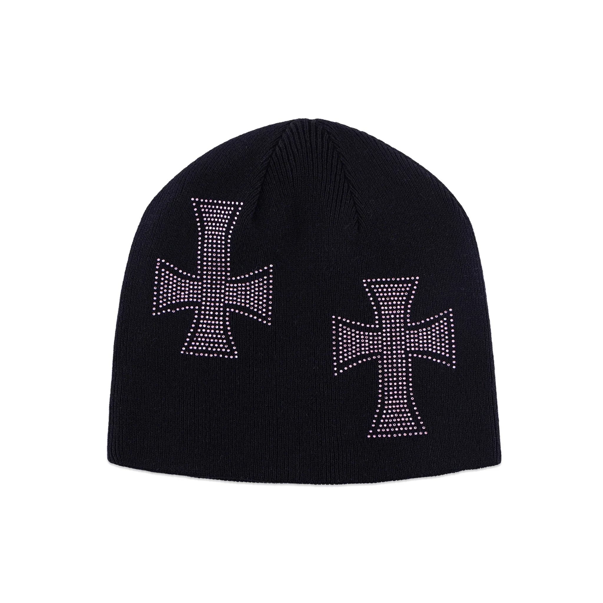 Cross Rhinestone Beanie - UNKNOWN LONDON - VENTURER
