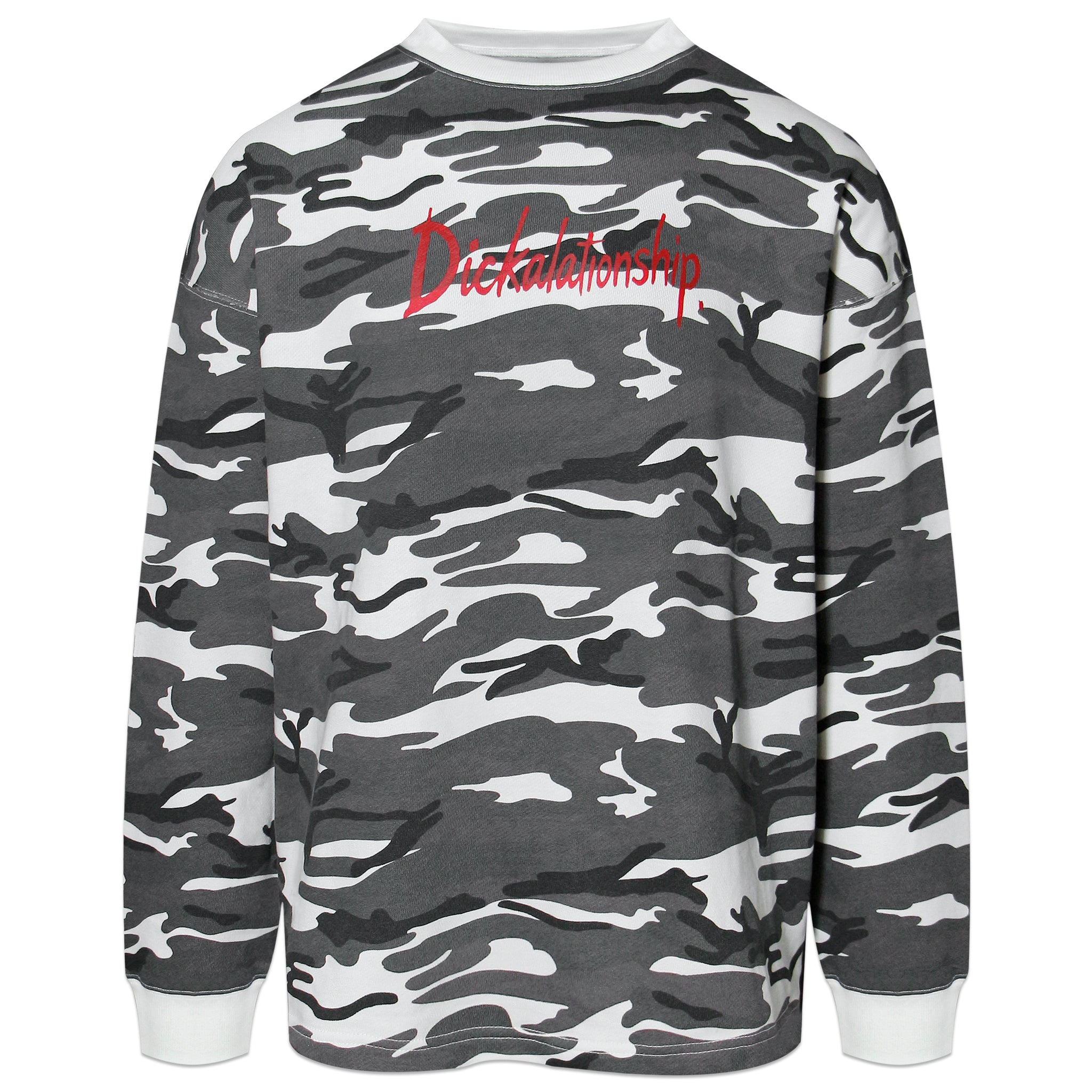 Camouflage Crew Neck Sleeve