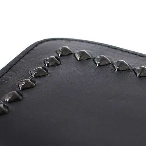 Pyramid Studs Zipper Large Wallet