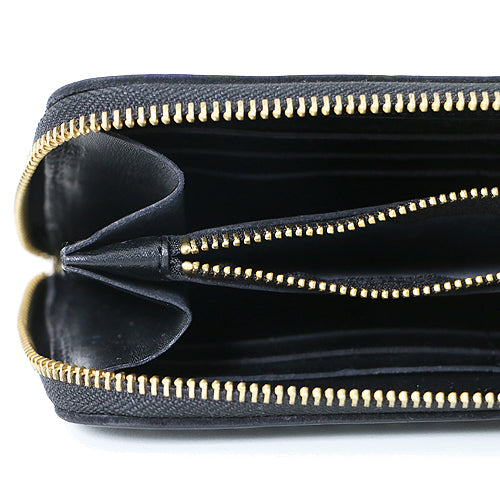 Pyramid Studs Zipper Large Wallet