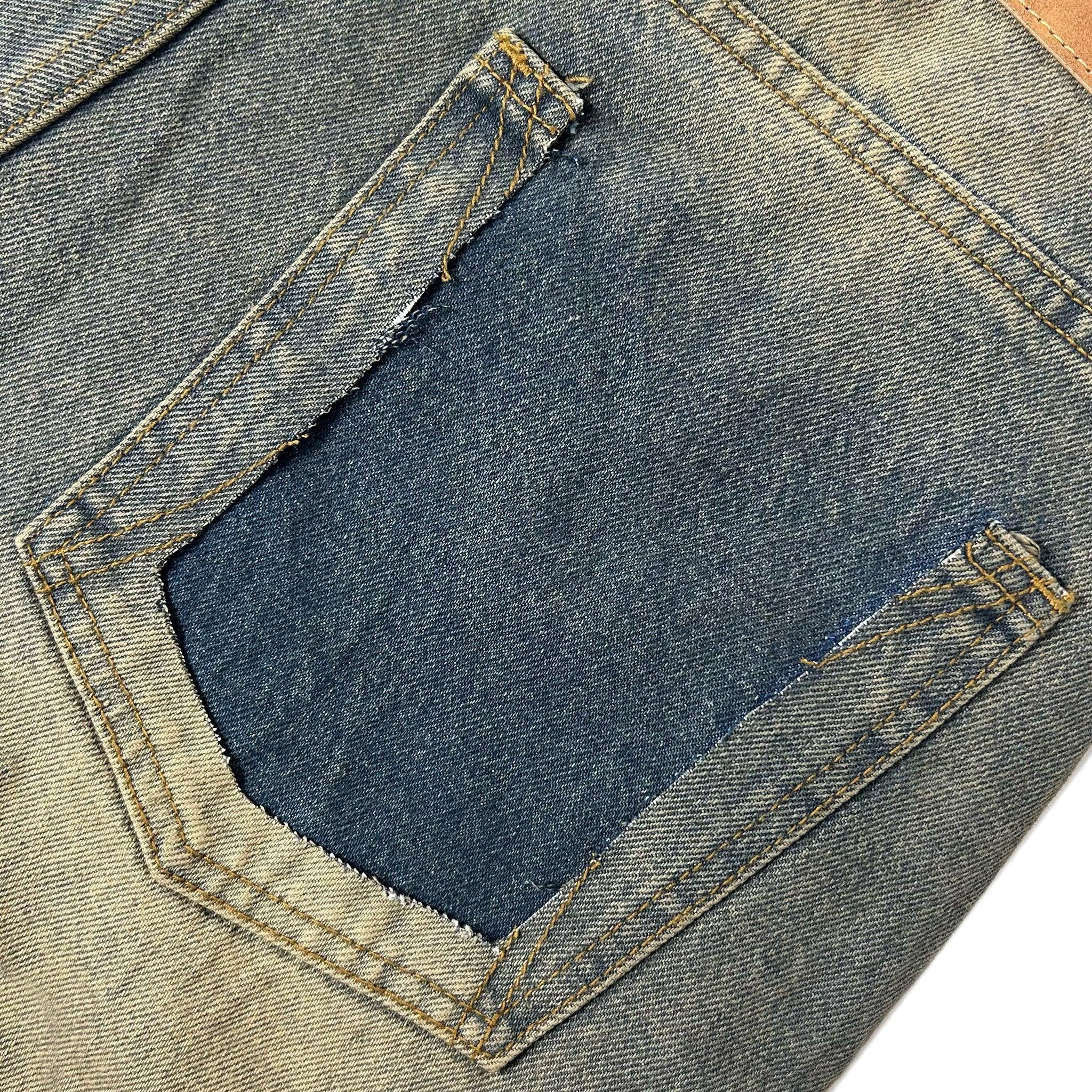 Raw Edge Denim Shorts