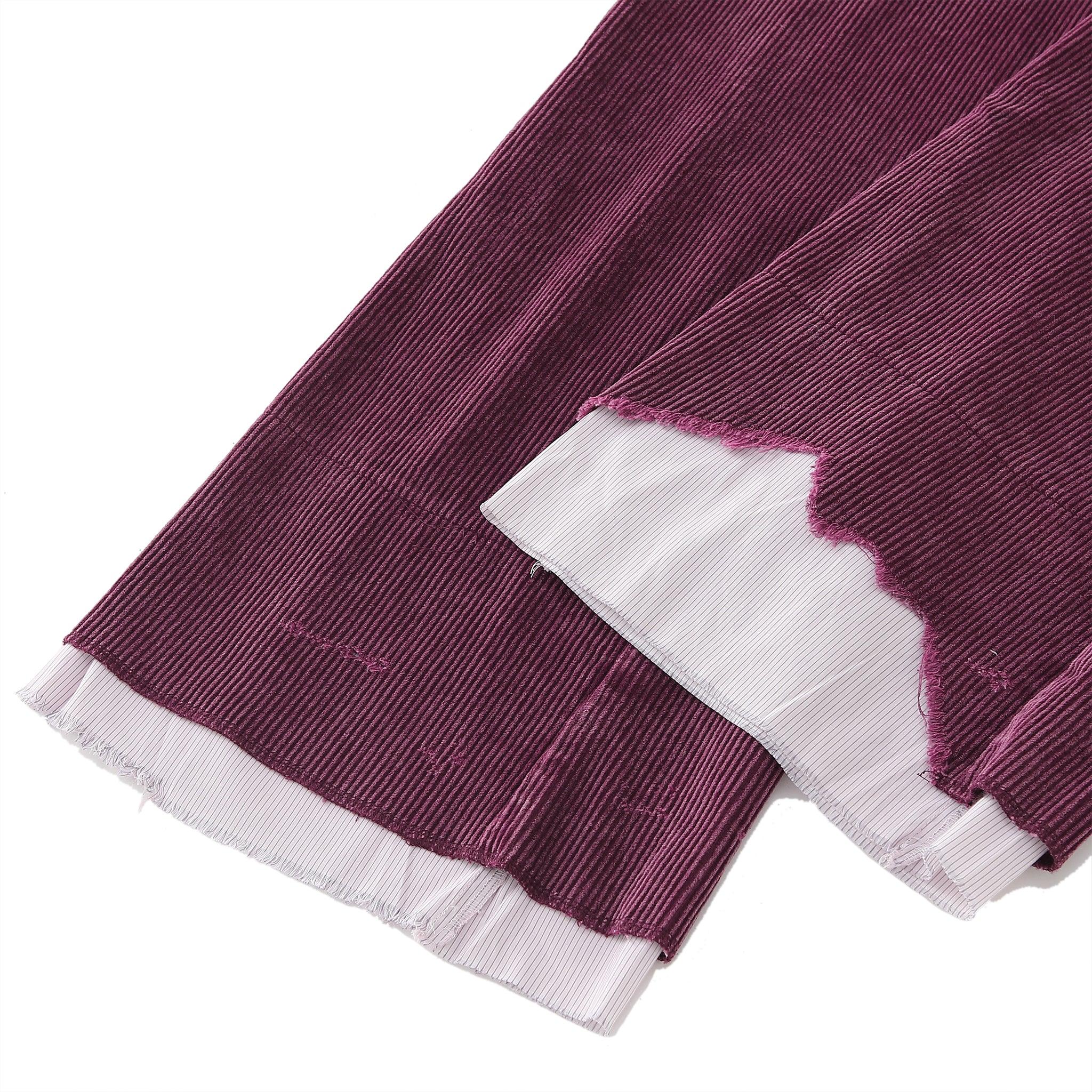 Ring Corduroy Wide Trousers