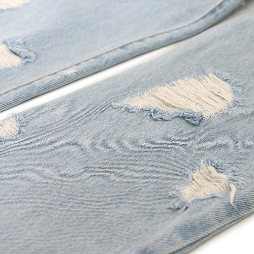 Distressd Selvedge Denim Jeans 01