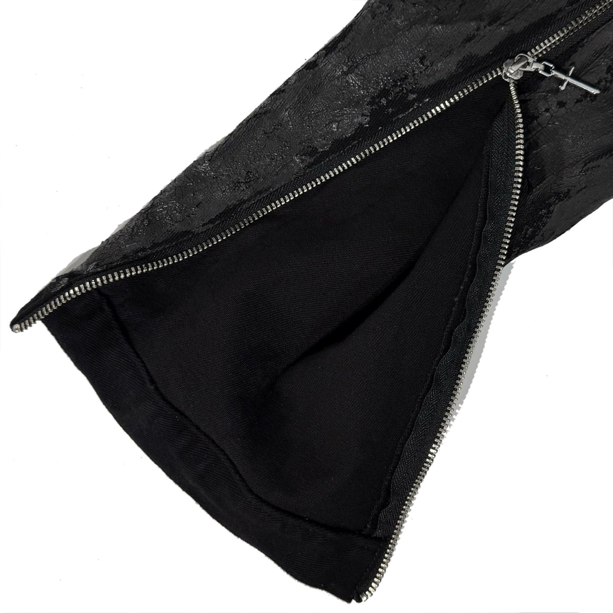 Hard Coating Cross Bomber Jacket