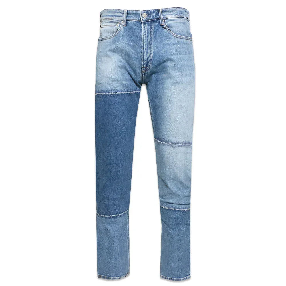 Athletic Taper Patchwork Denim - CALVIN KLEIN - VENTURER