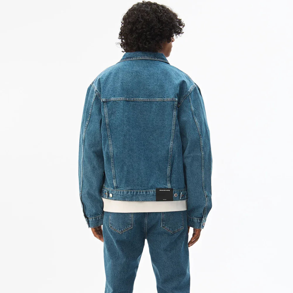 希少❗❗ Alexander Wang ムートン デニムジャケット alexanderwang（アレキサンダーワン）の「Alexander Wang - ムートン