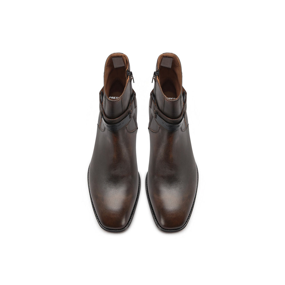 Strapped Chelsea Boots