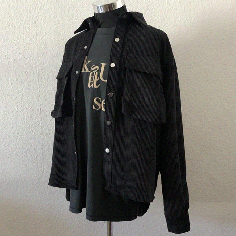 Corduroy Snap Shirt