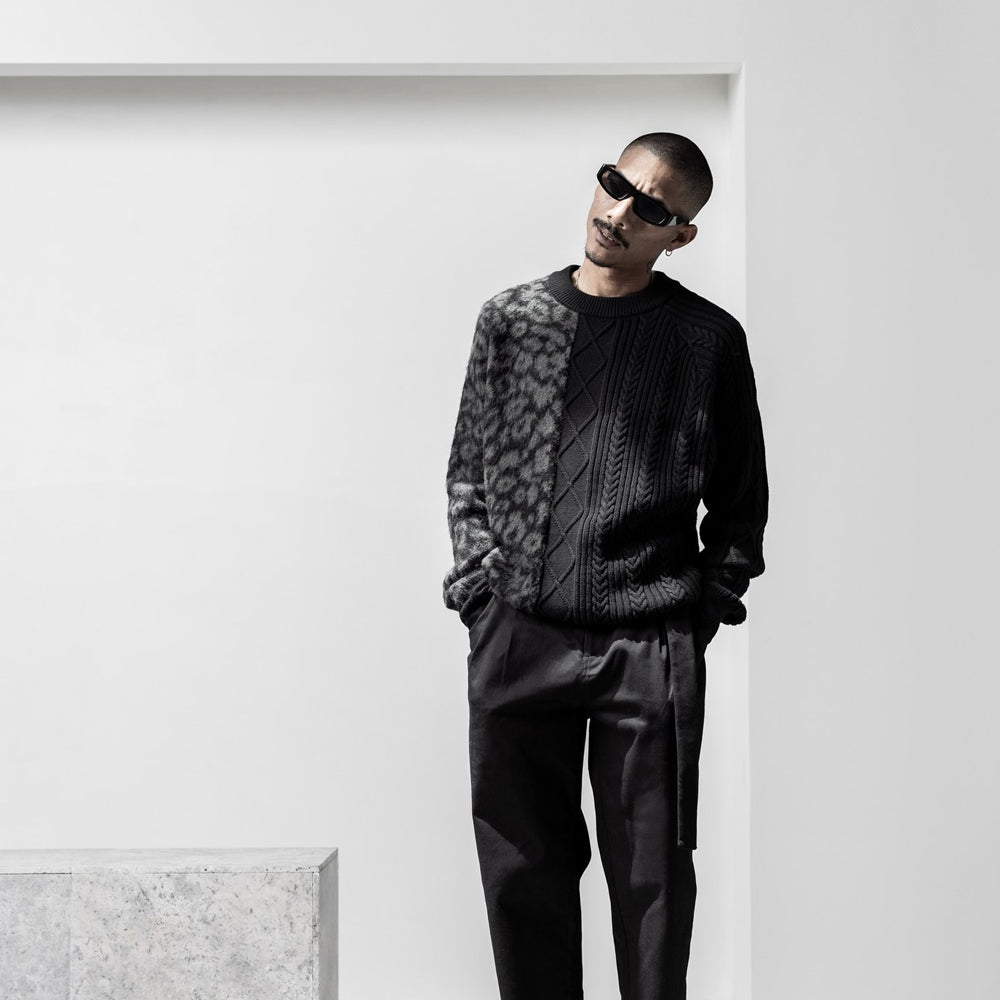 Cheetah Blocked Sweater