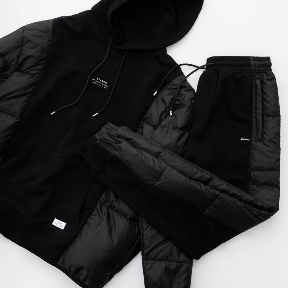 Stacked Puffer Hoodie