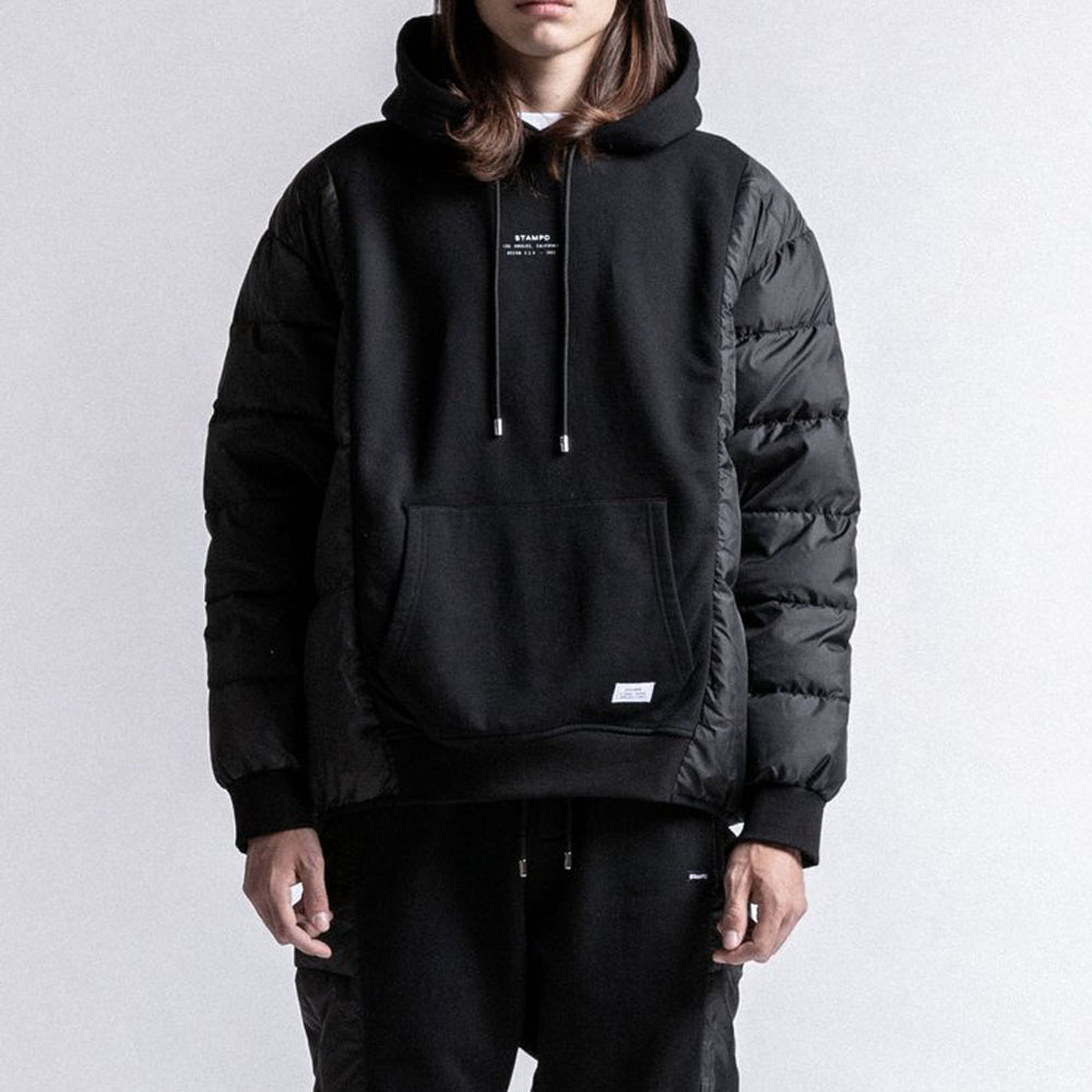Stacked Puffer Hoodie