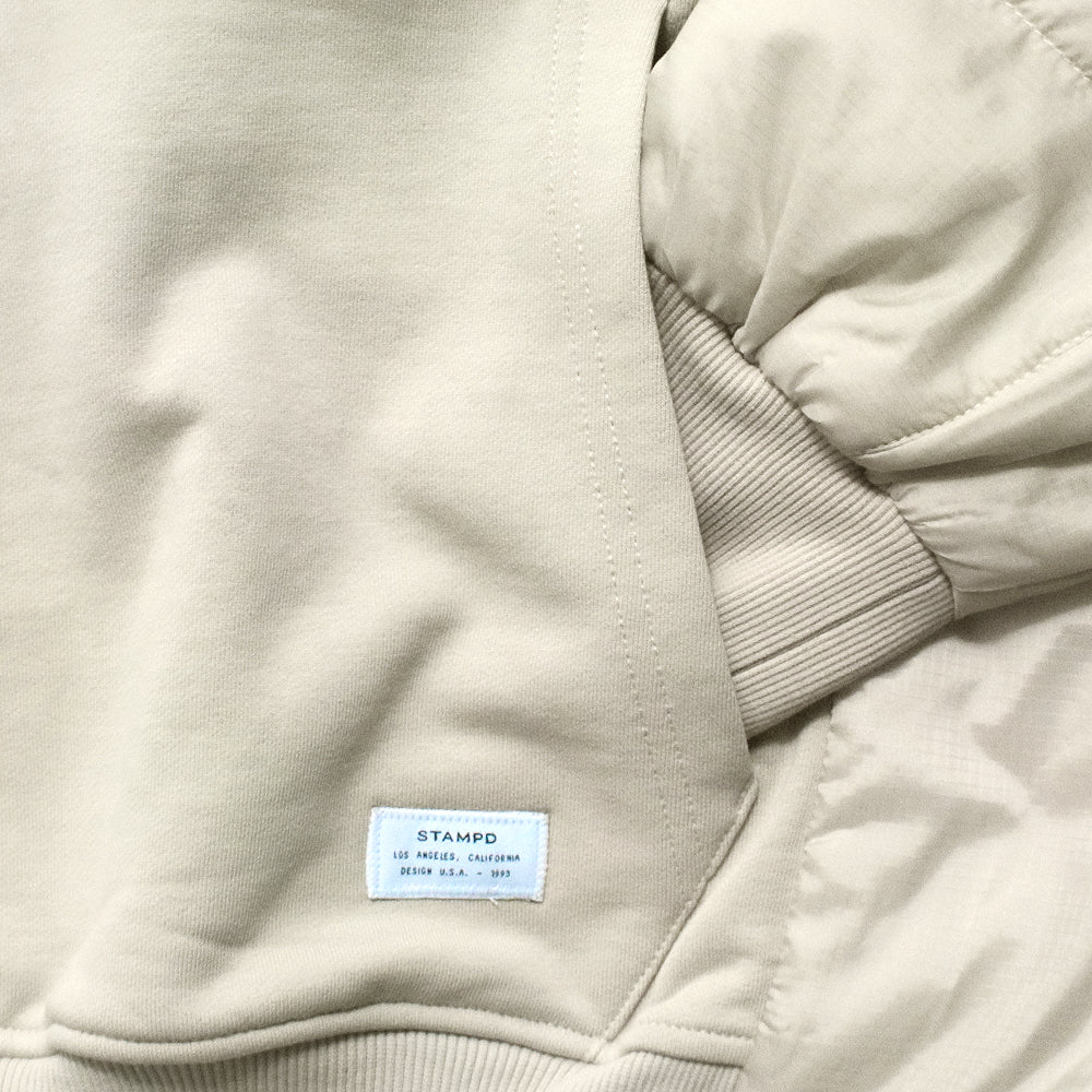 Stacked Puffer Hoodie