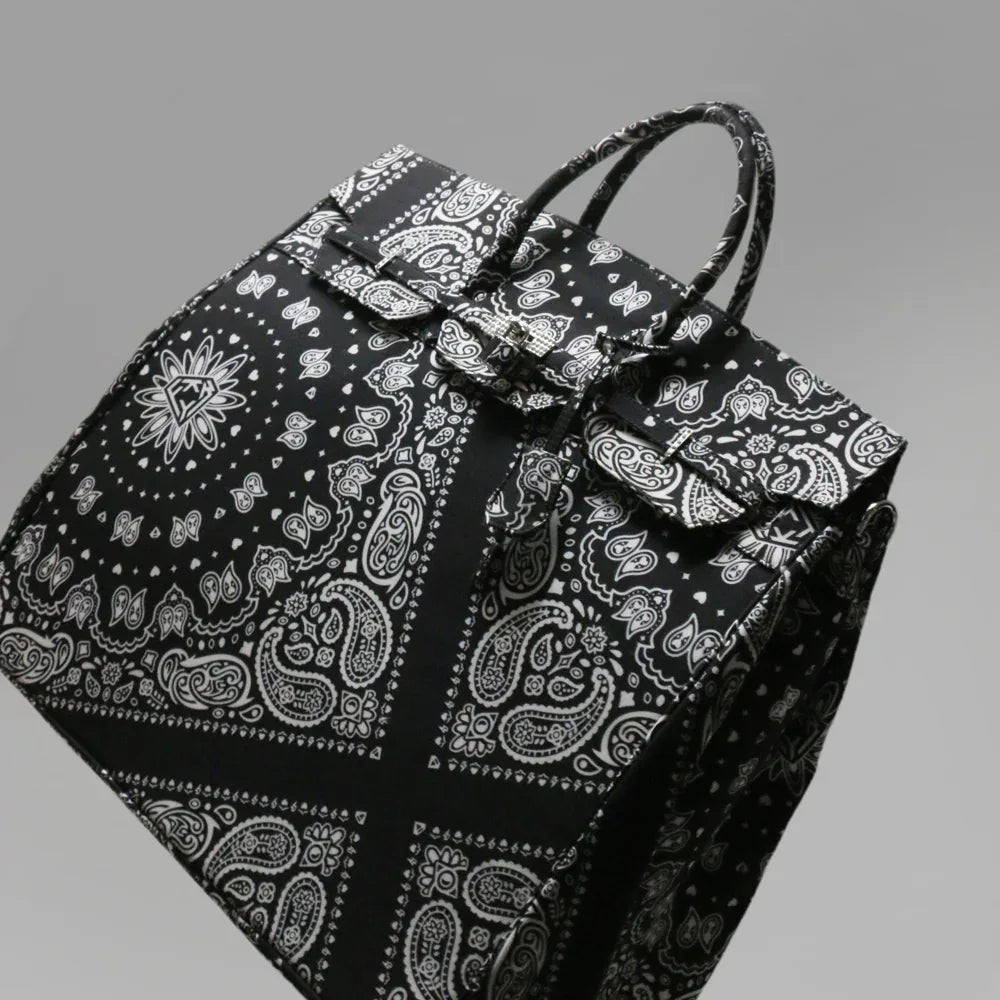 HERMETIC (ヘルメティック)商品ページ - Paisley Travel Bag - Black