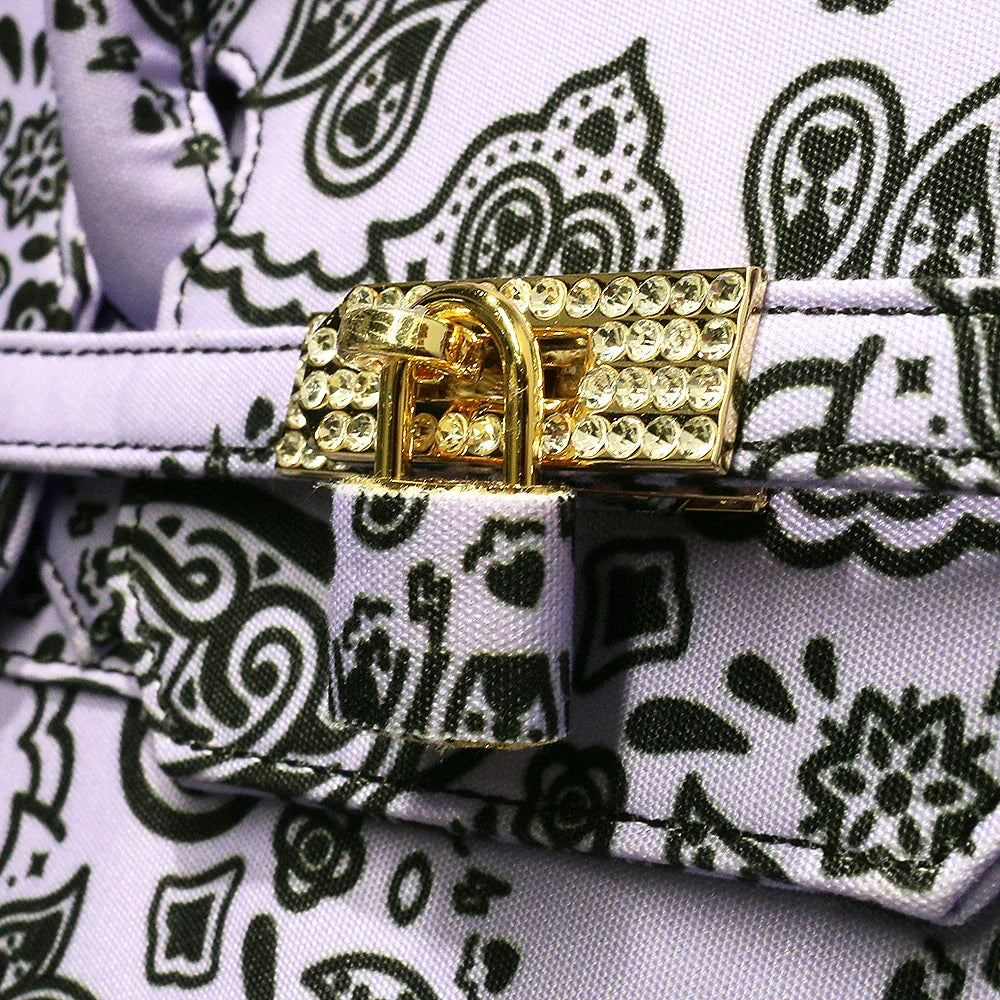 HERMETIC (ヘルメティック)商品ページ - Paisley Travel Bag - Purple