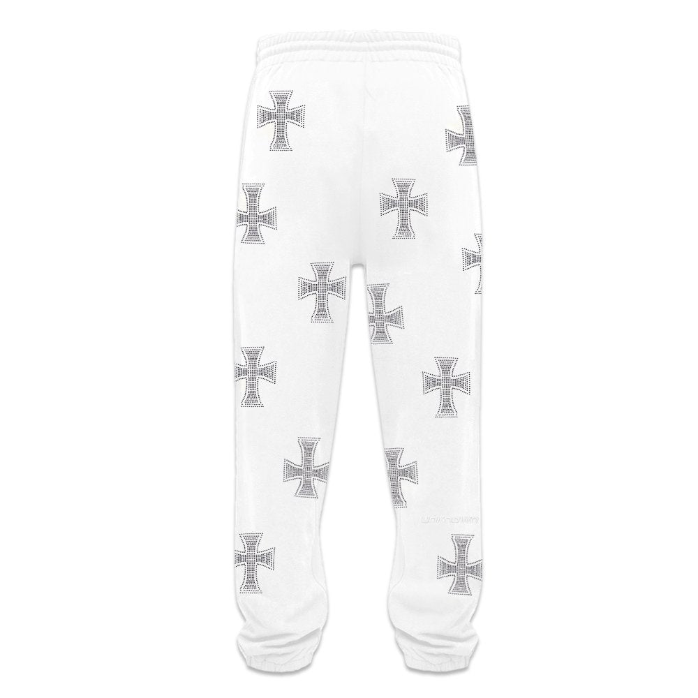 Cross Rhinestone Joggers