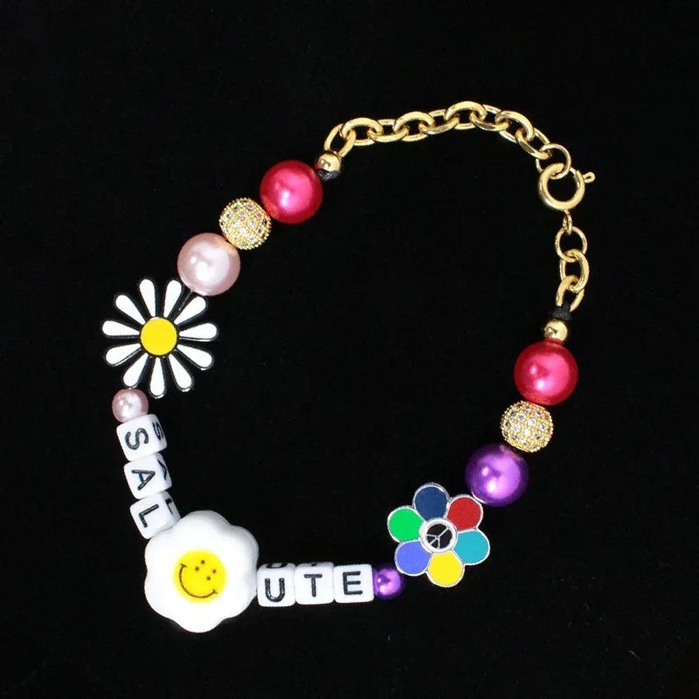 SALUTE(サルーテ)商品ページ - Flower Anarchy Smile Bracelet - Multi