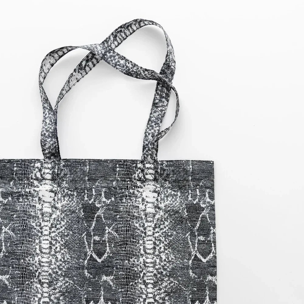 Snake Printed Tote Bag - STAMPD - VENTURER