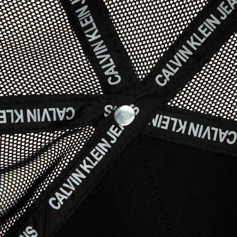 Monogram Logo Patch Trucker Cap - CALVIN KLEIN - VENTURER