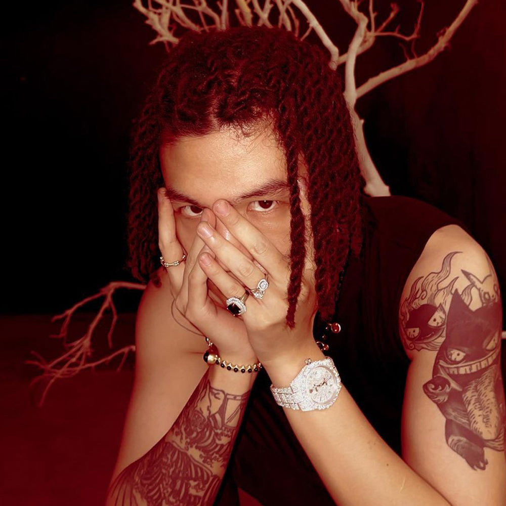 EVAE Skull Pearl Bangle